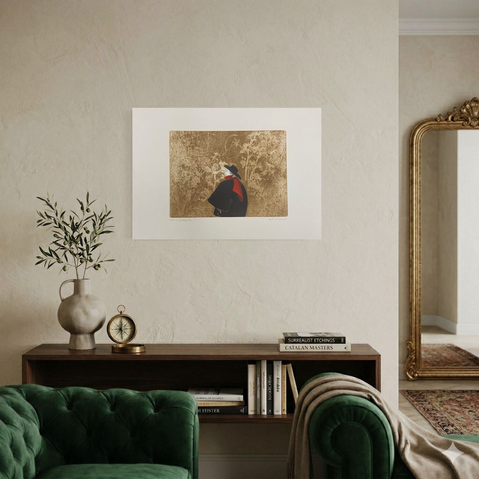 Antoni Miró Bravo "El Passeig" Fine Wall Art | 15 x 21"