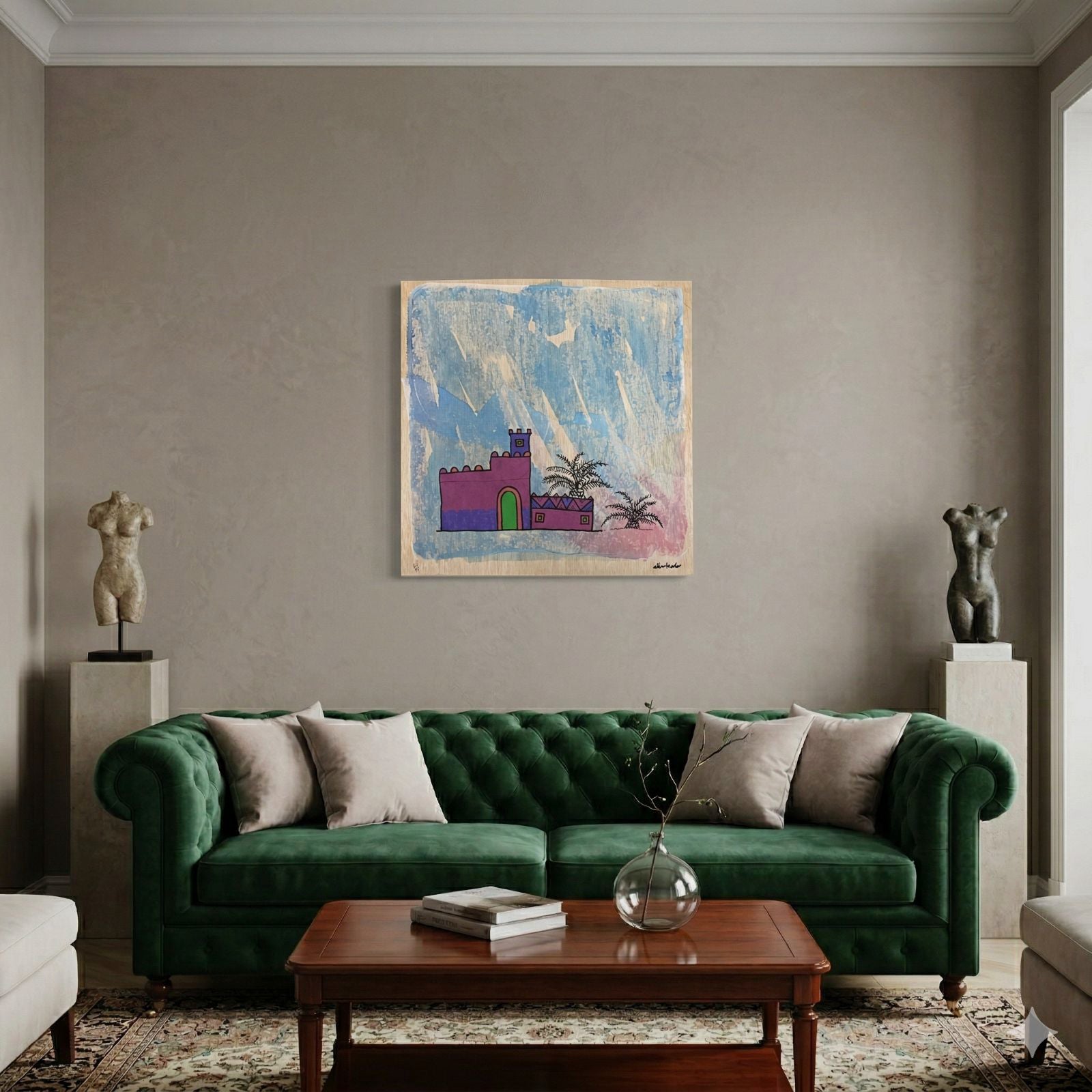 José Alberto López Sánchez "Palacio De Primavera" Fine Wall Art | 20 x 20"