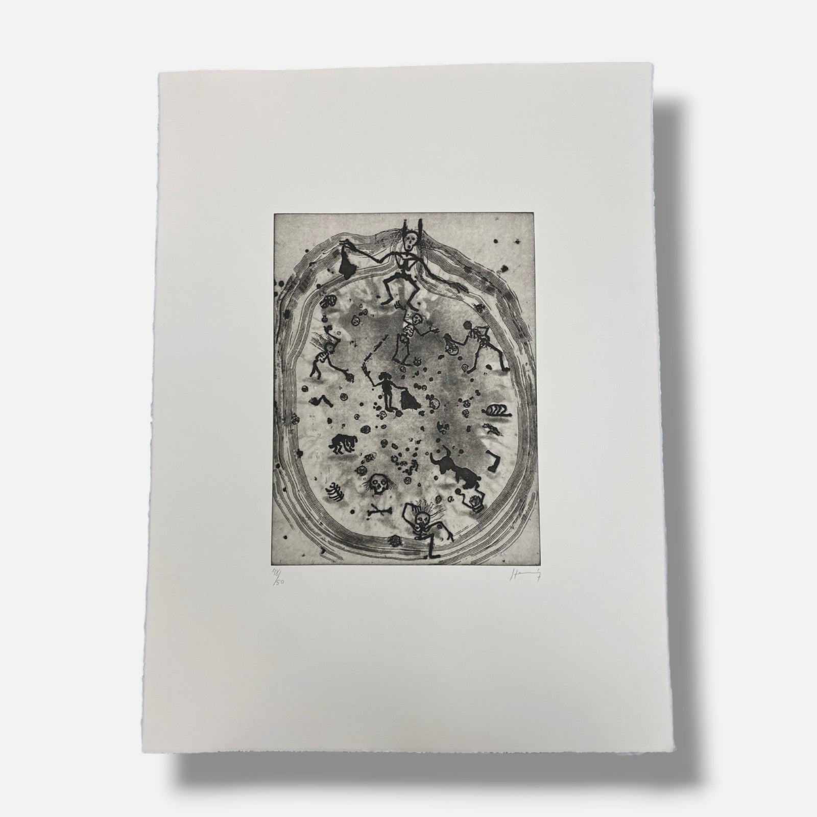 Sergio Hernández "Sueño De La Muerte" 9-Piece Fine Wall Art Set | 11.6 x 15.6 in