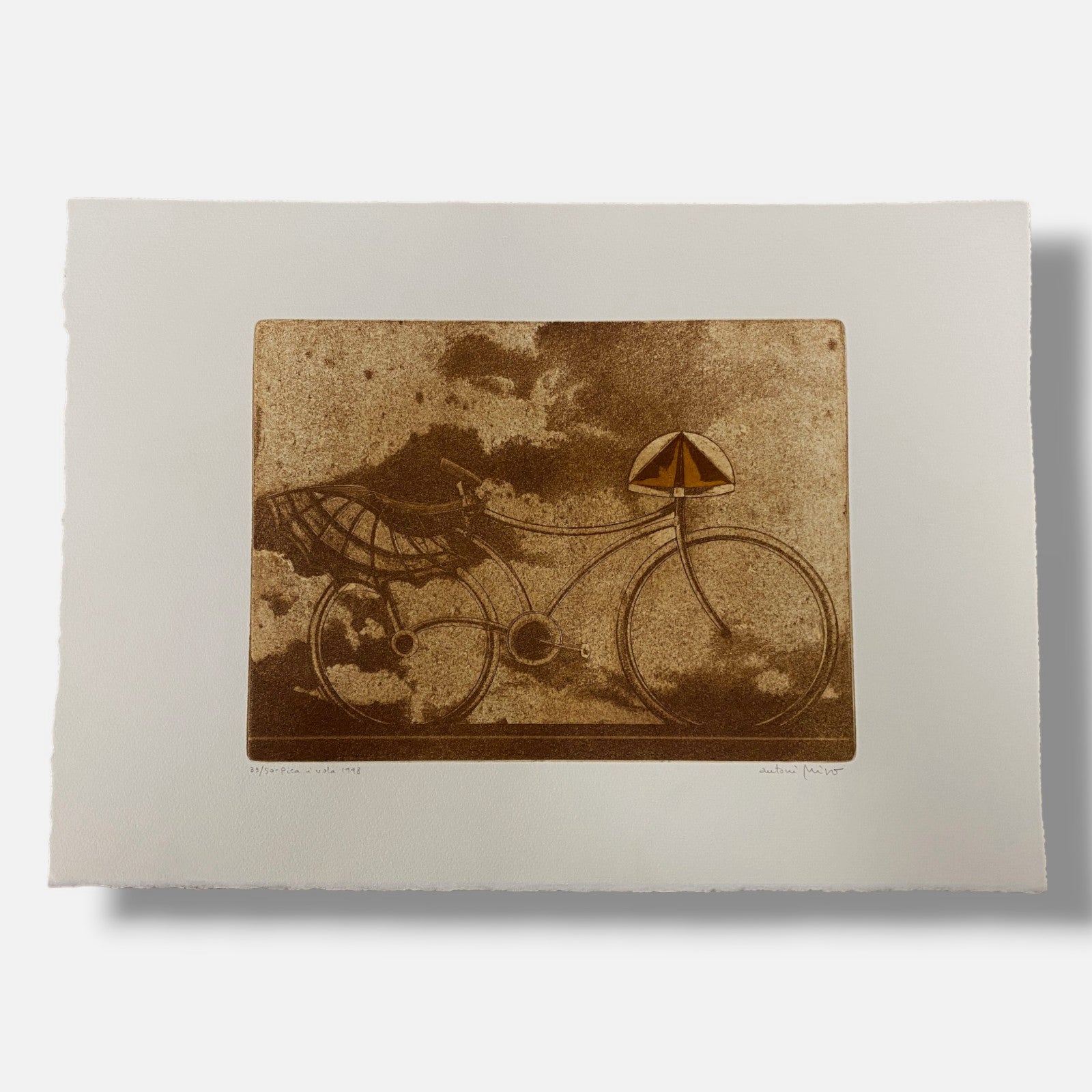 Antoni Miró Bravo "Pica i Vola" Fine Wall Art | 15 x 21"