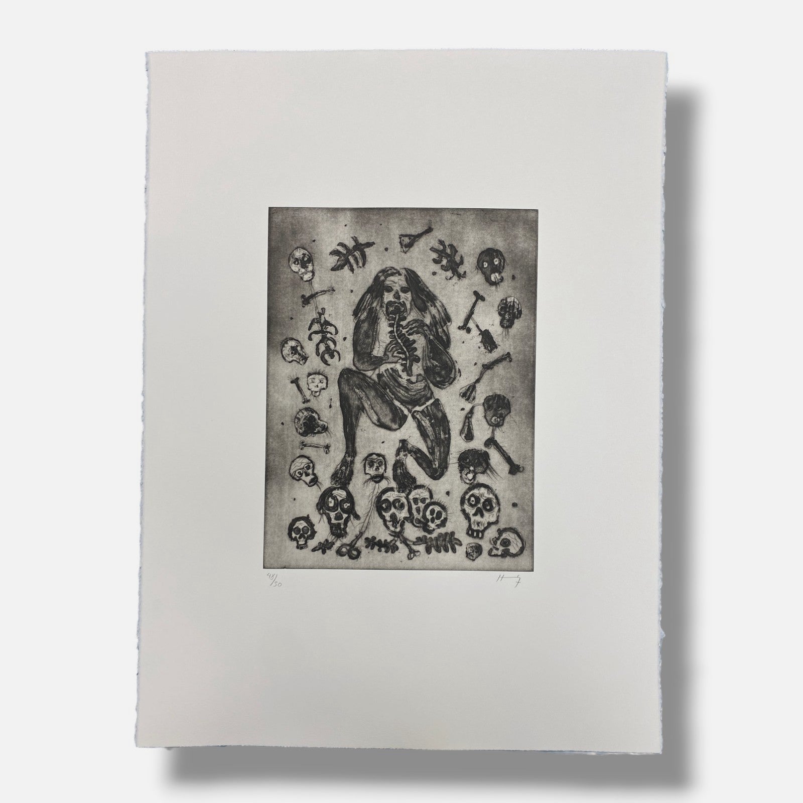 Sergio Hernández "Sueño De La Muerte" 9-Piece Fine Wall Art Set | 11.6 x 15.6 in