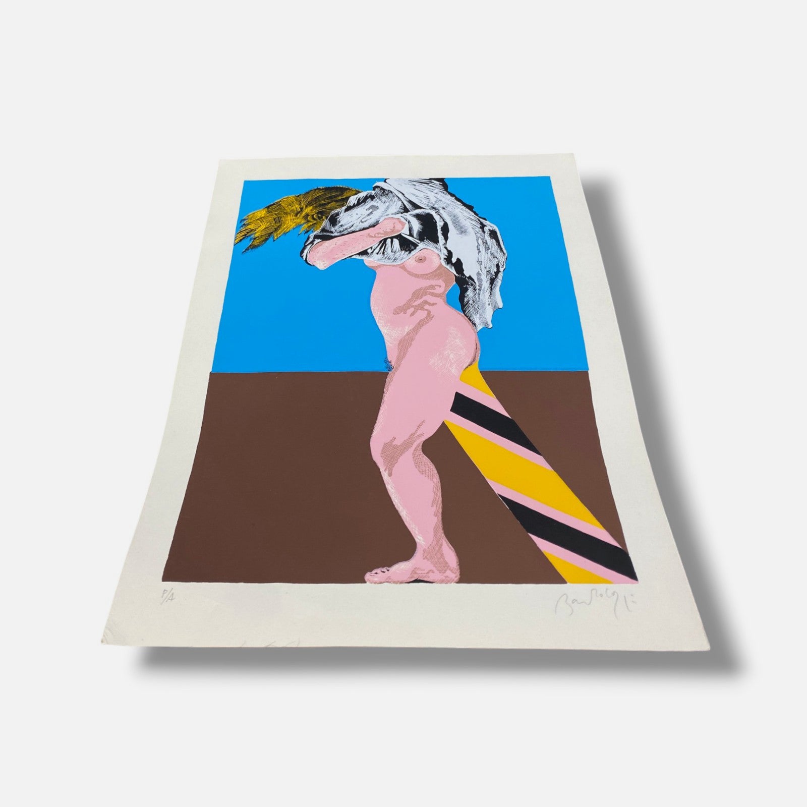 Bartolozzi "Sin Título (Azul)" P.A., Fine Art Print | 34 x 25 cm