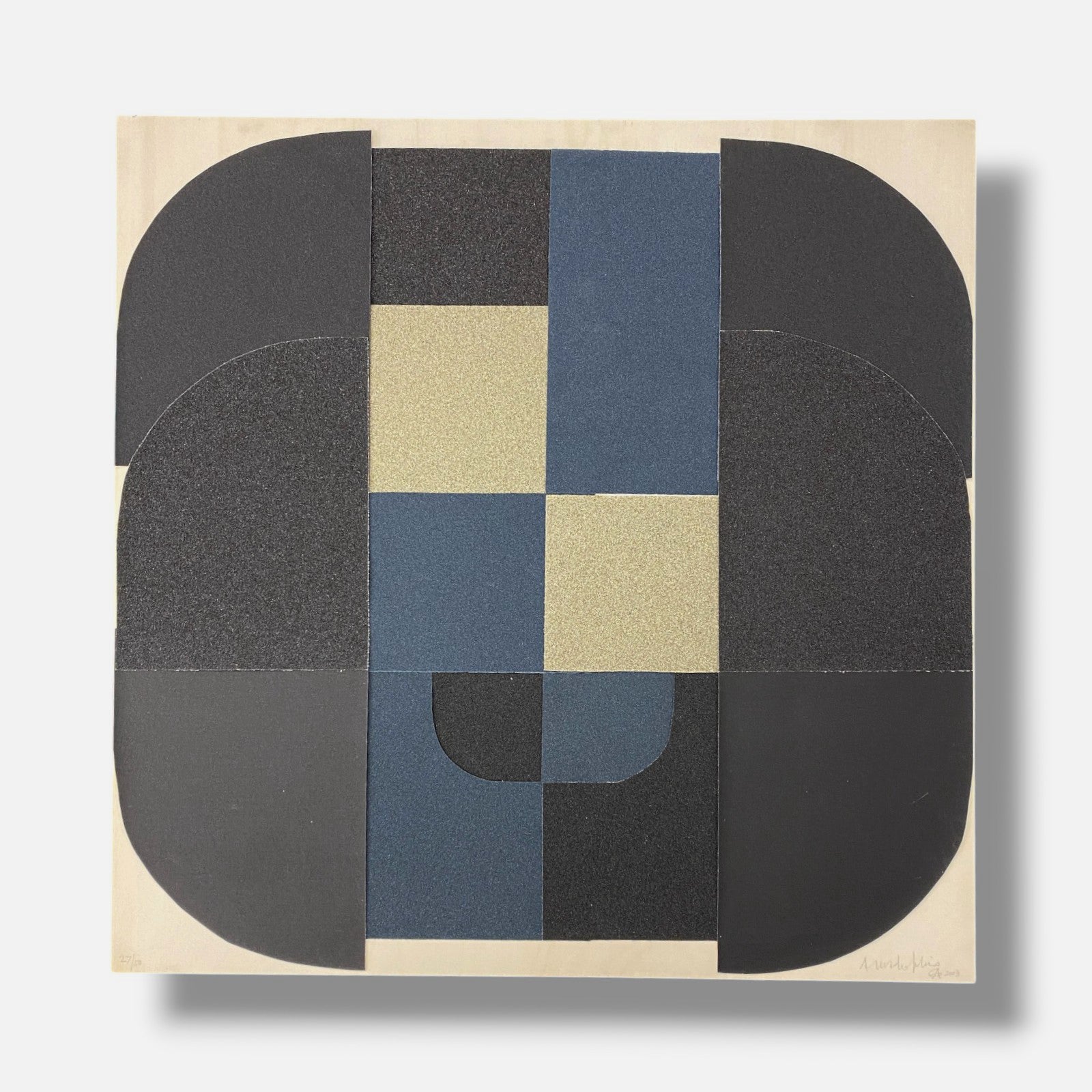 Amadeo Gabino Úbeda "Homemaje a Bach V" 2003, Fine Wall Art | 70 x 70 cm