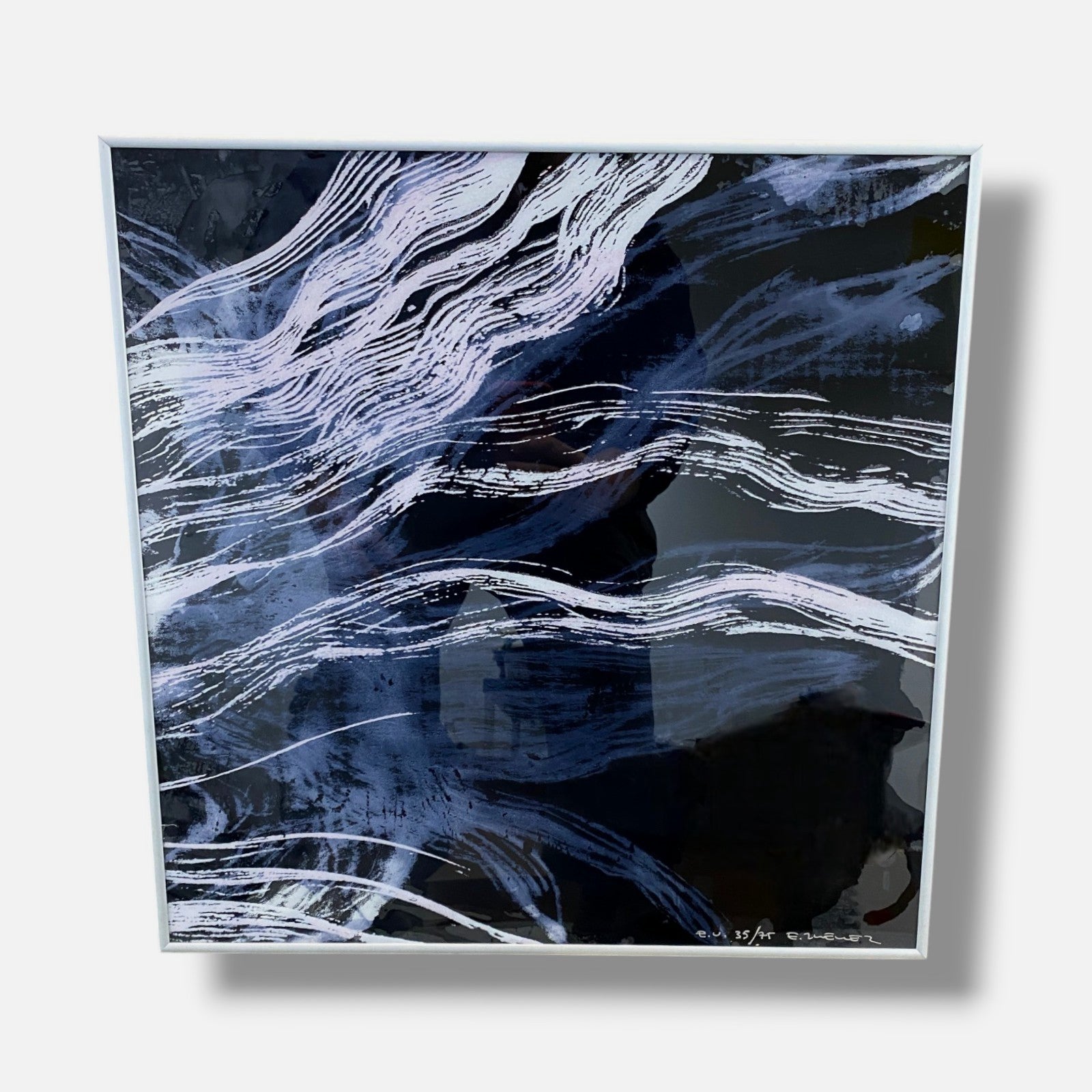 Elena Jiménez Moreno "Gulliver III" Mixed Media Print Framed Wall Art, 20 x 20"