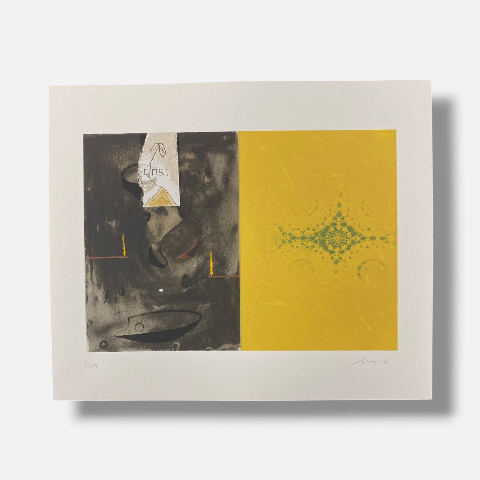 Giorgio Cattani ''Fogil Nel Tempo'' 2004, Fine Wall Art Print 5-Piece Set