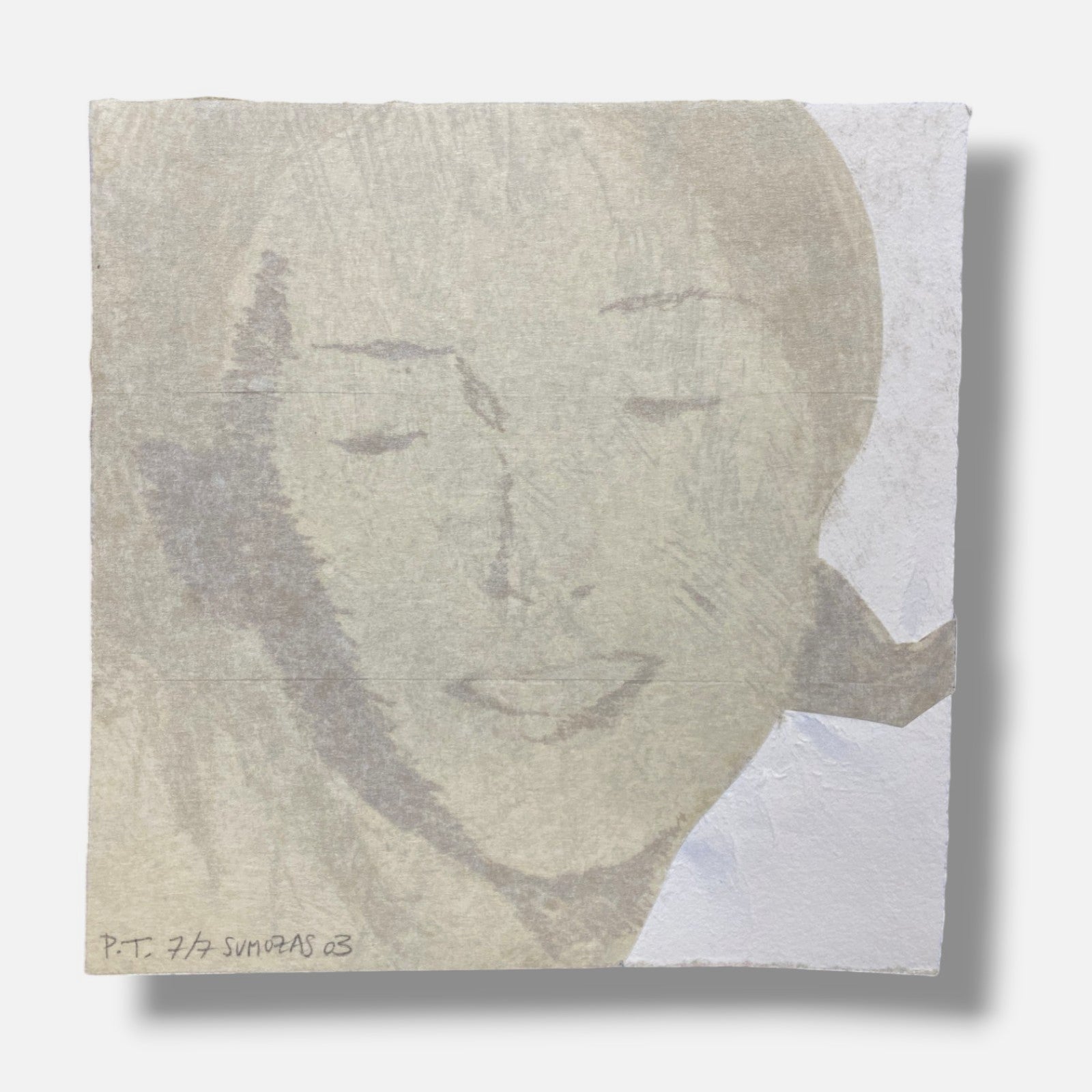 Borja Sumozas "Luz Nómada II" 2003 P.T., Small Fine Wall Art | 14 x 14 cm