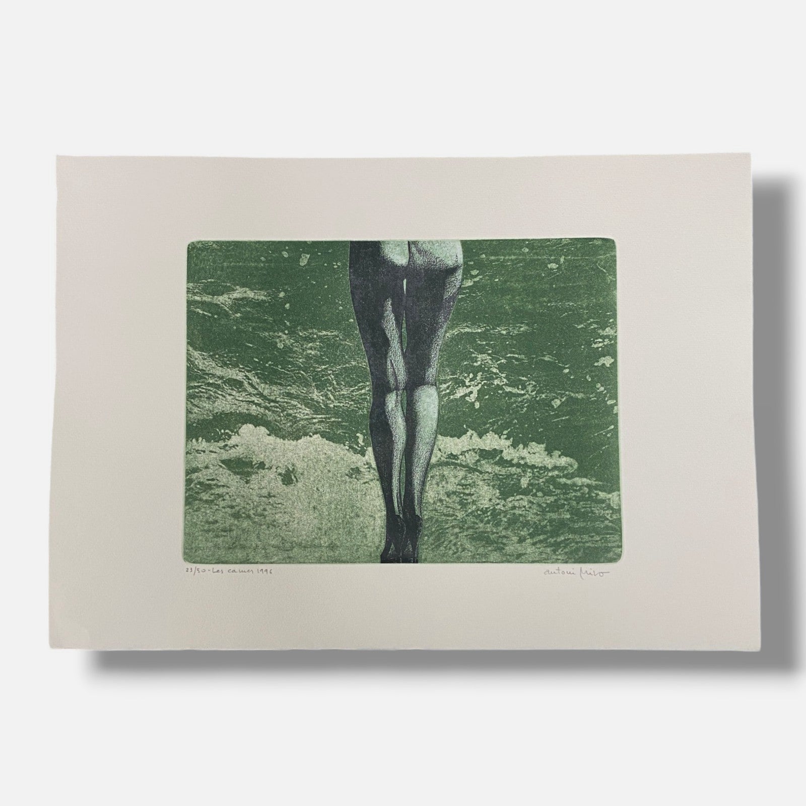 Antoni Miró Bravo "Les Cames" Fine Wall Art | 15 x 21"