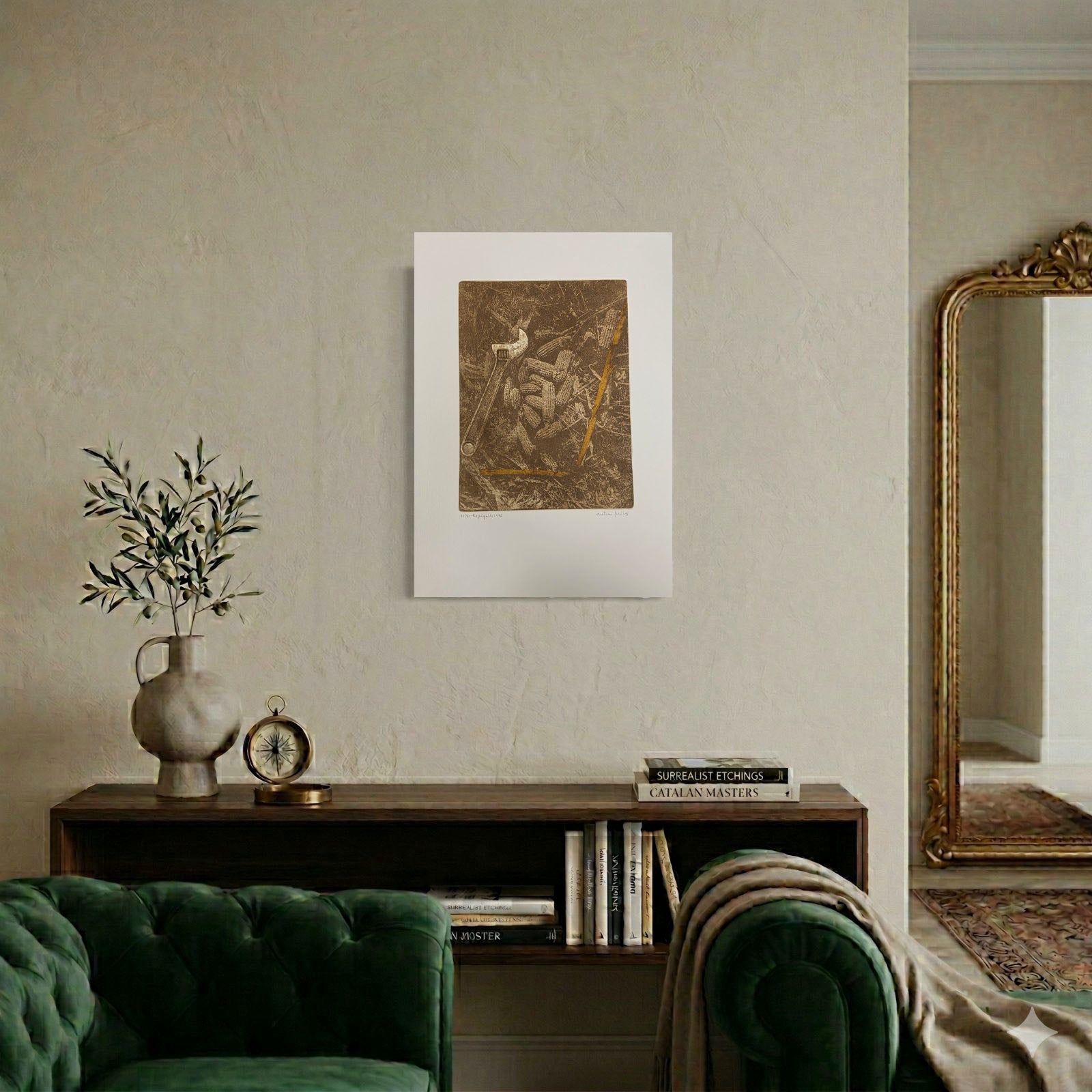 Antoni Miró Bravo "Espigalls" Fine Wall Art | 15 x 21"