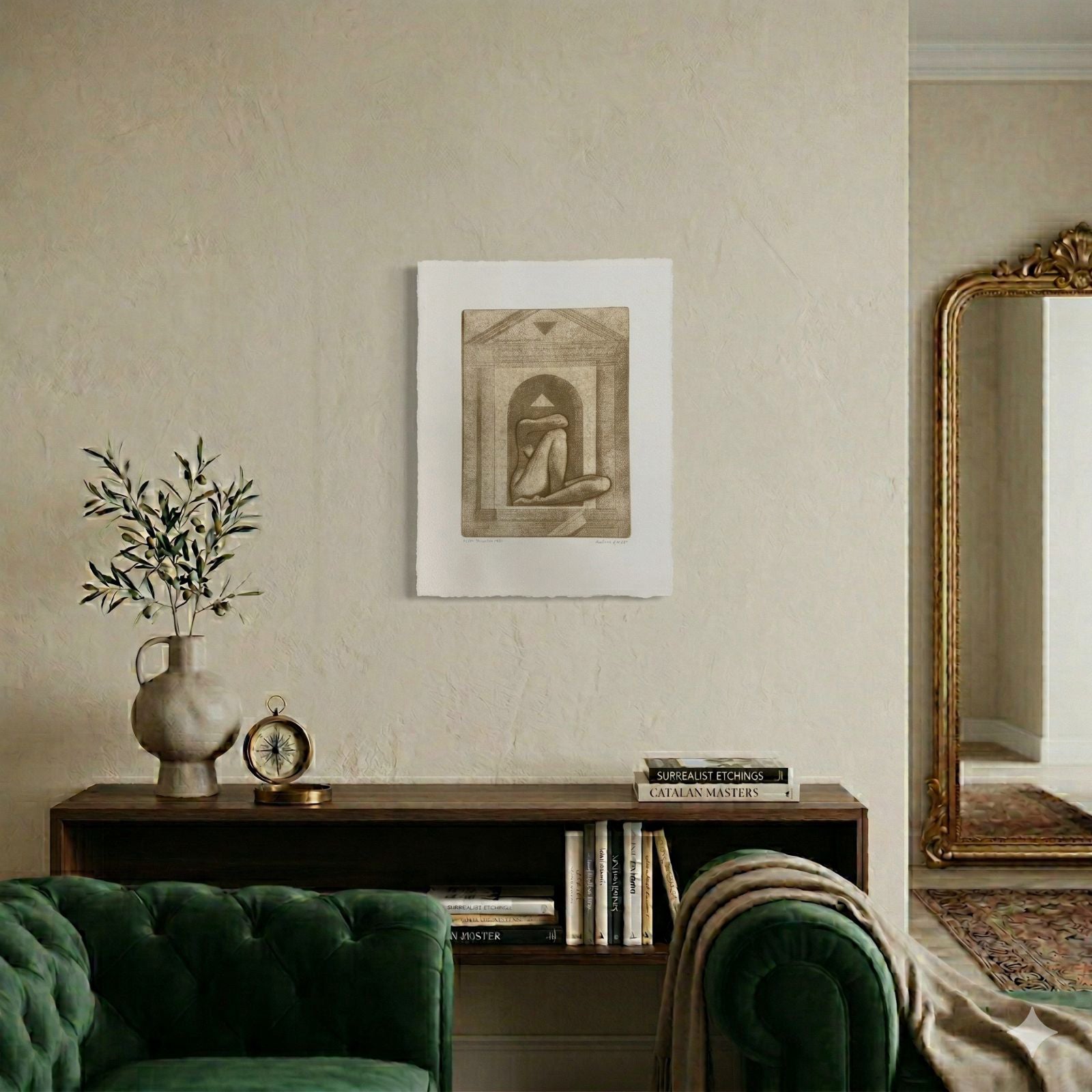 Antoni Miró Bravo "Finestra" Fine Wall Art | 15 x 21"