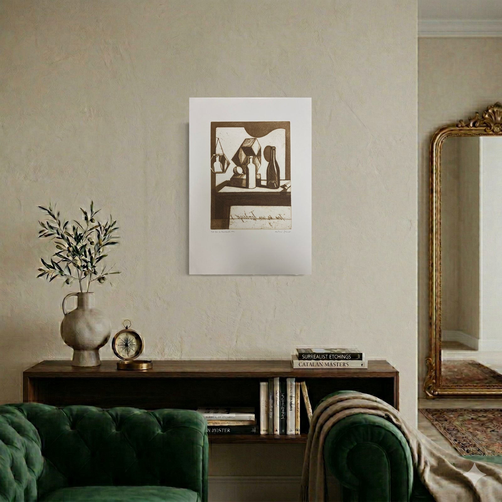 Antoni Miró Bravo "No Es Morandi" Fine Wall Art | 15 x 21"