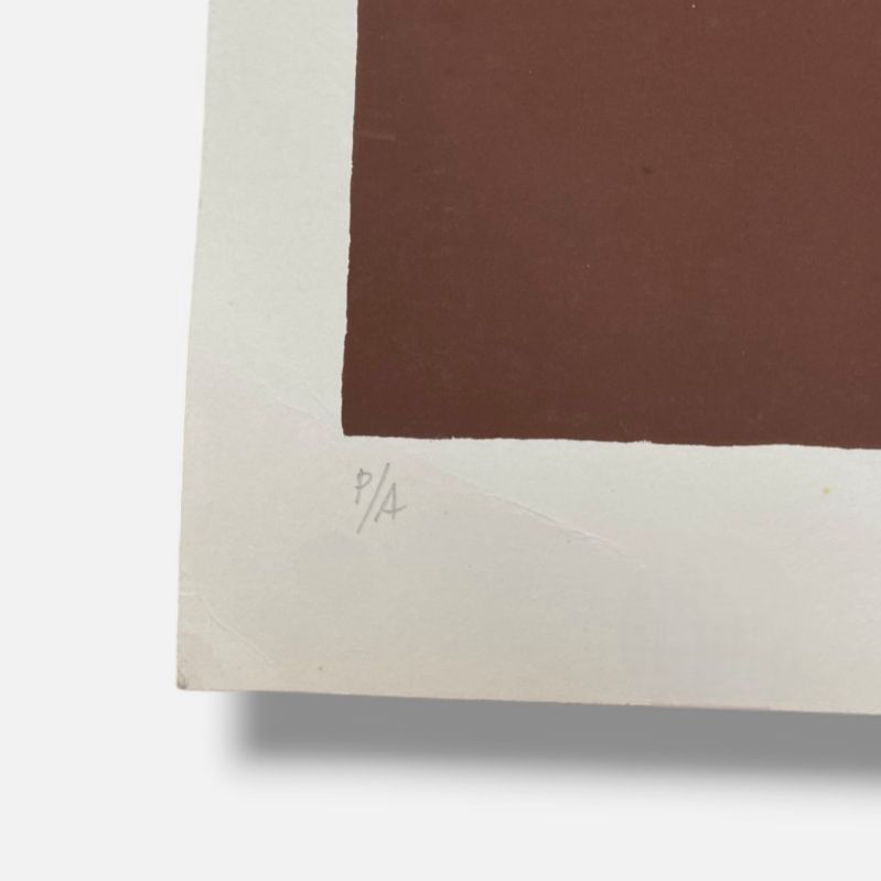 Bartolozzi "Sin Título (Azul)" P.A., Fine Art Print | 34 x 25 cm