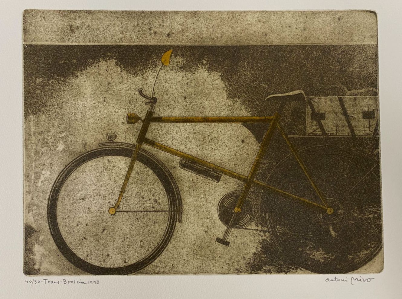 Antoni Miró Bravo "Trans - Brescia" Fine Wall Art | 15 x 21"