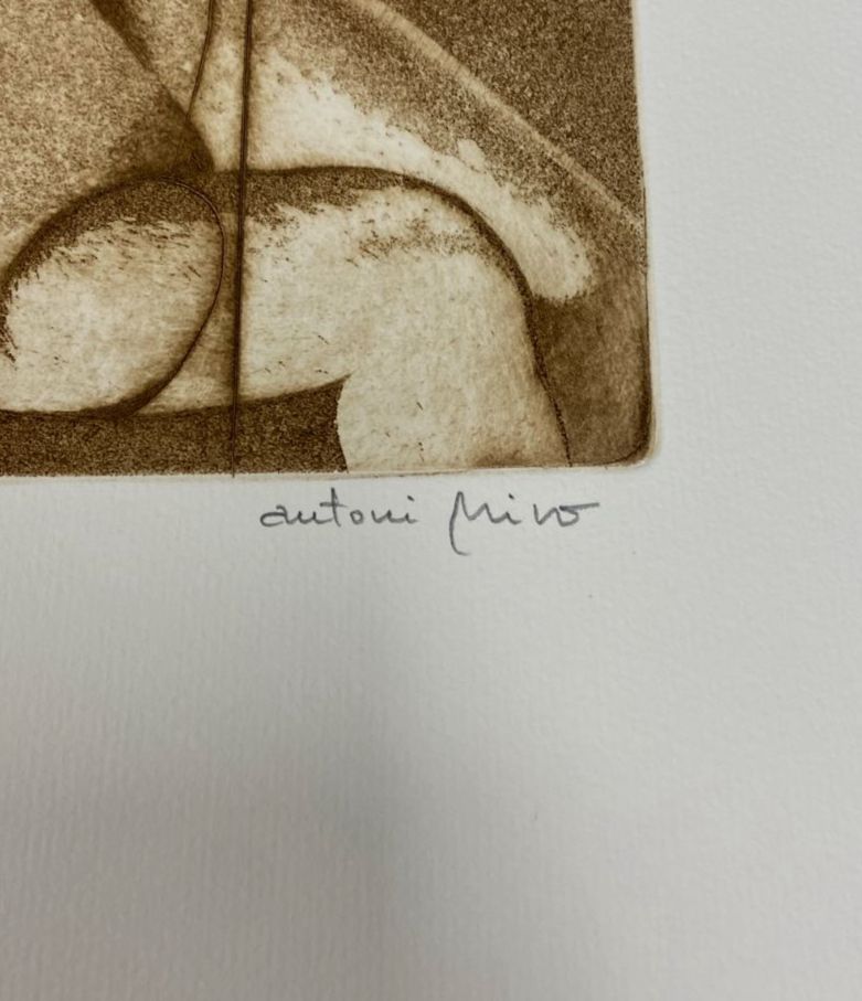 Antoni Miró Bravo "Autonomia" Fine Wall Art | 15 x 21"