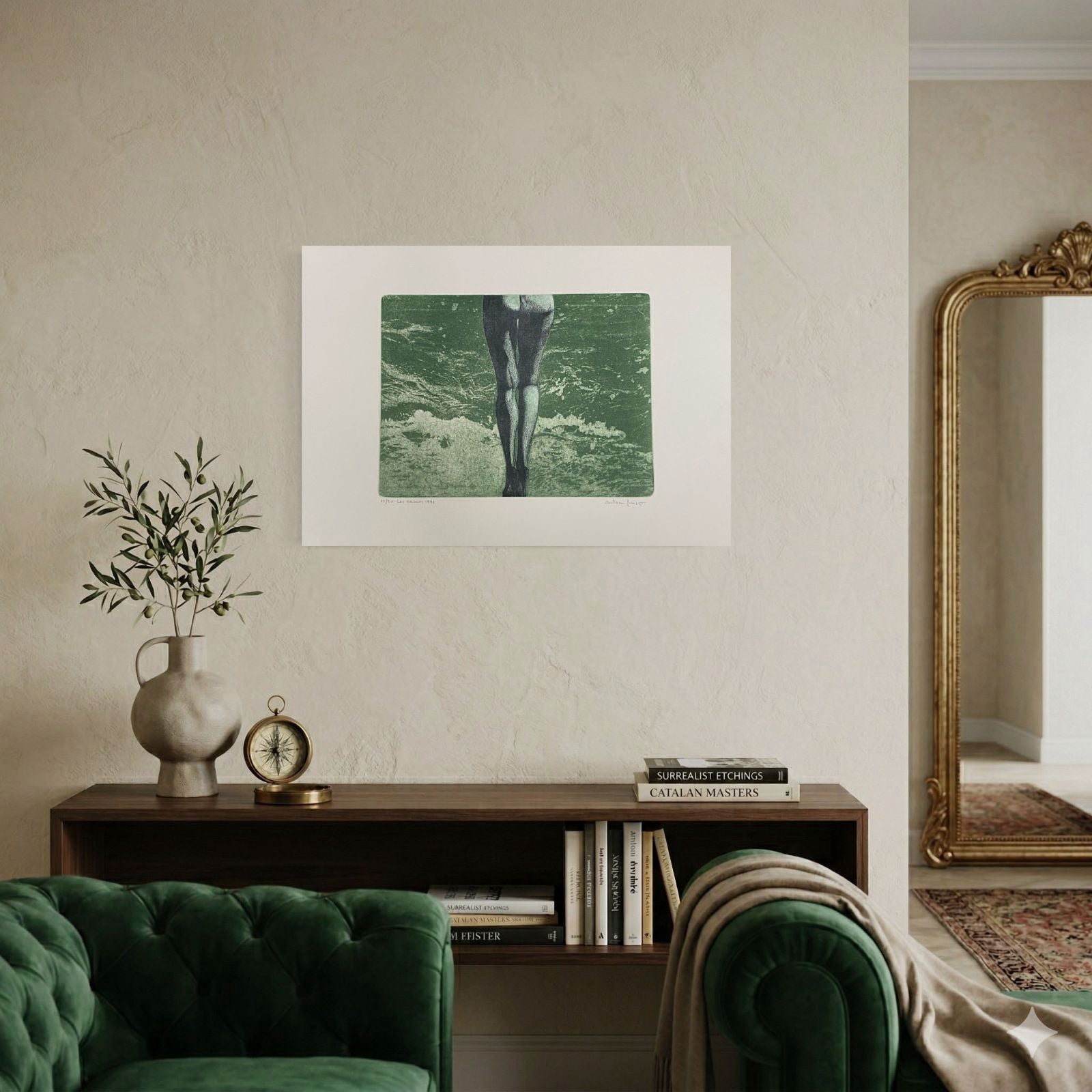 Antoni Miró Bravo "Les Cames" Fine Wall Art | 15 x 21"