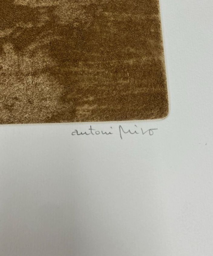 Antoni Miró Bravo "Ombra" Fine Wall Art | 15 x 21"