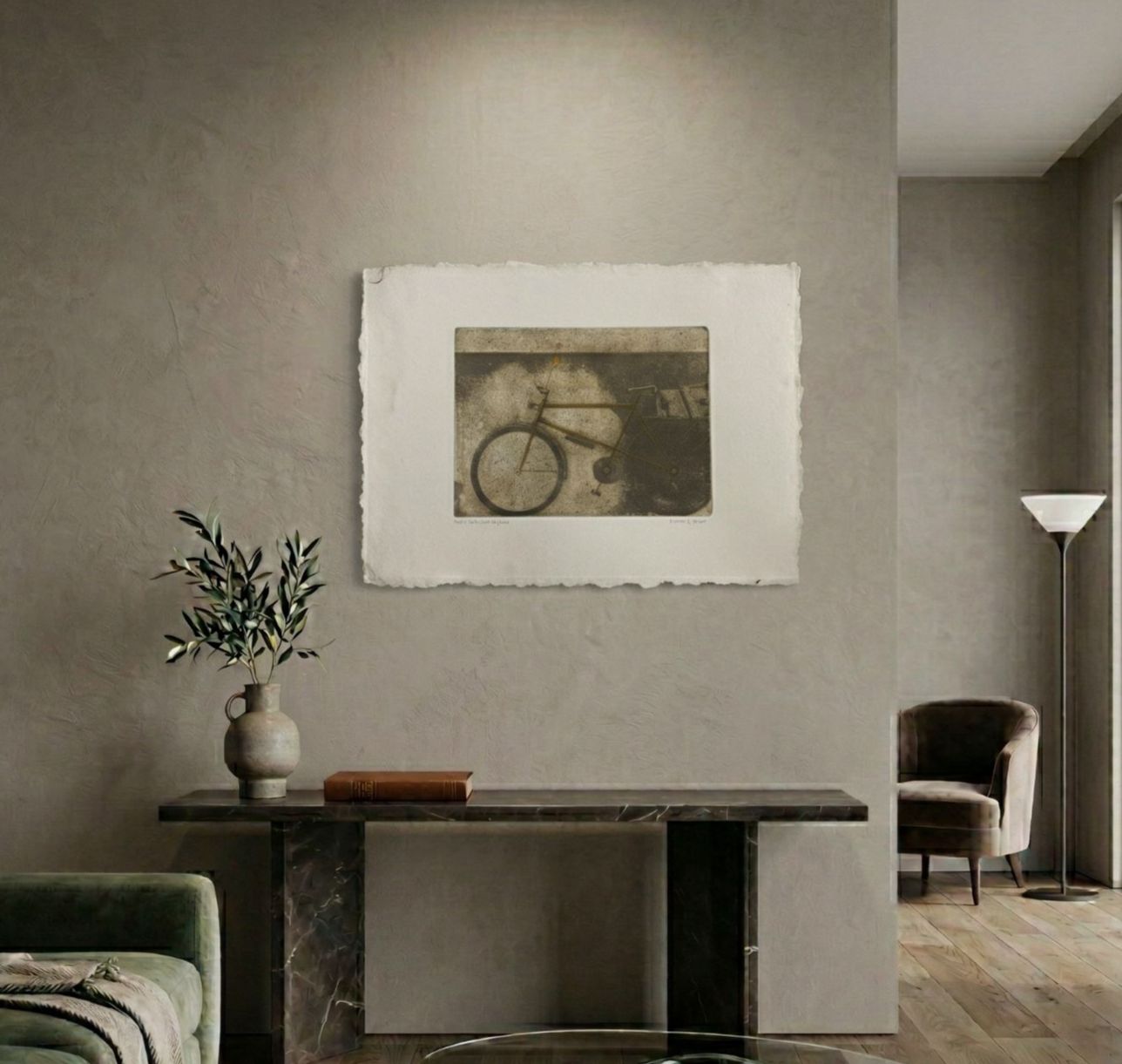 Antoni Miró Bravo "Trans - Brescia" Fine Wall Art | 15 x 21"