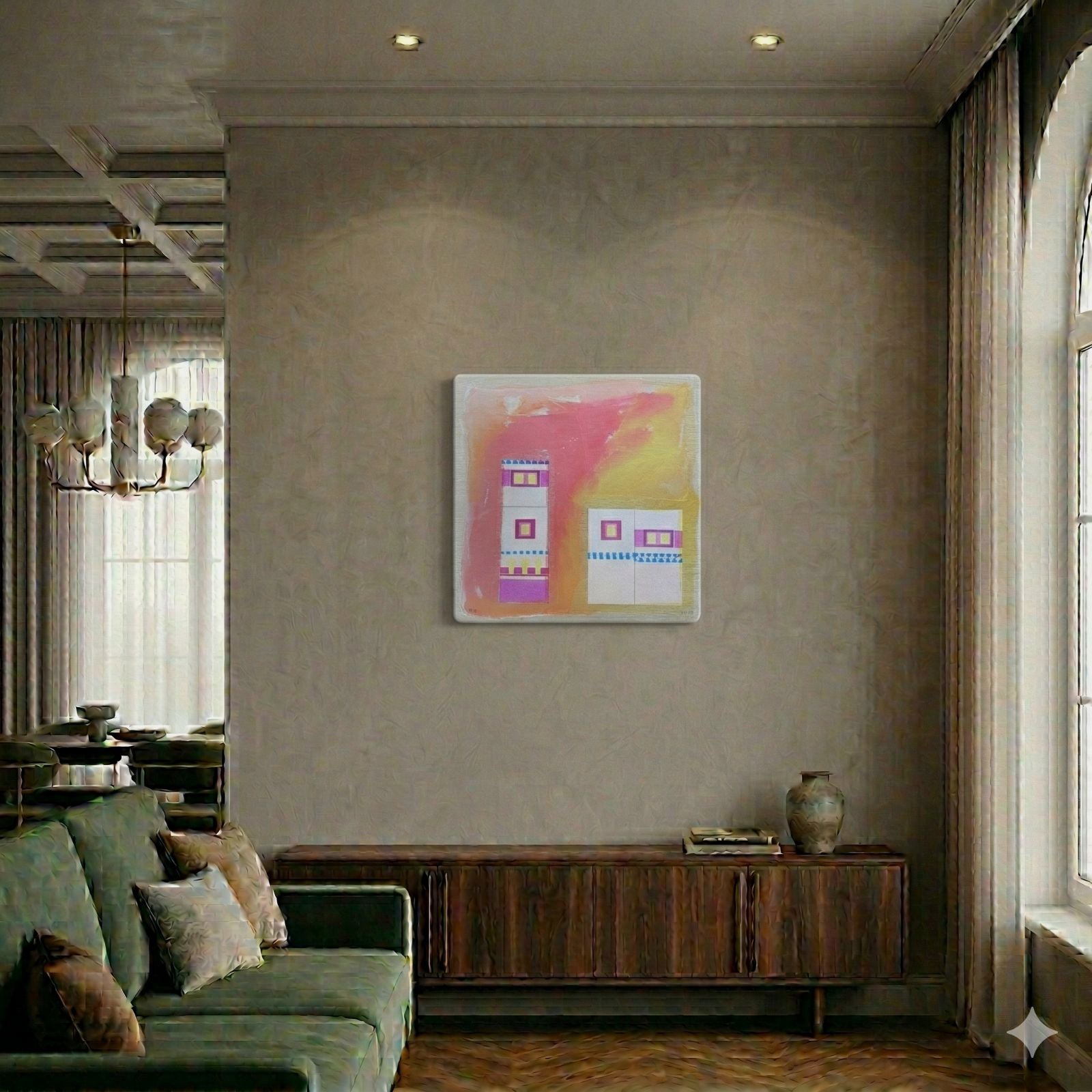 José Alberto López Sánchez "Palacio De Verano" Fine Wall Art | 20 x 20"