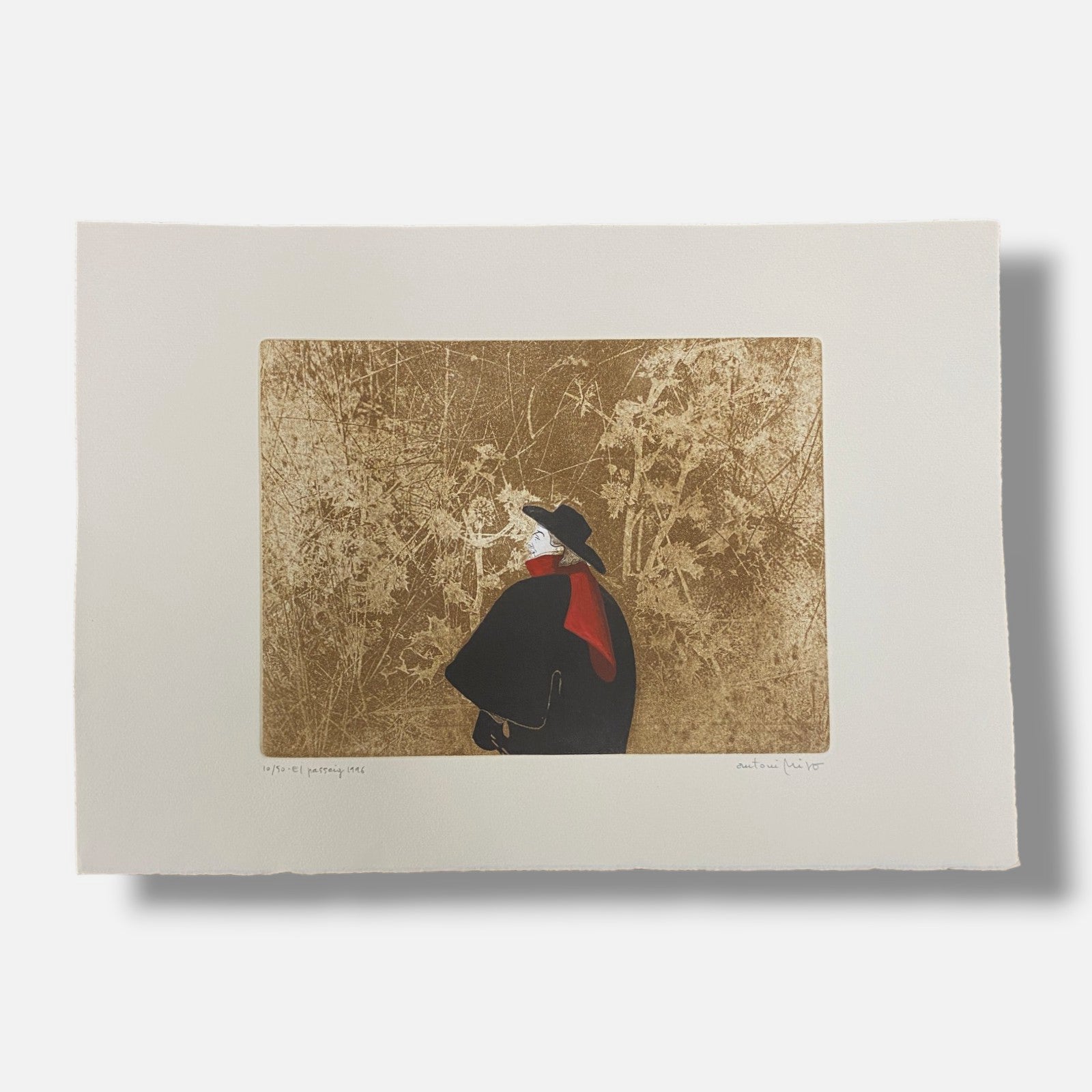 Antoni Miró Bravo "El Passeig" Fine Wall Art | 15 x 21"