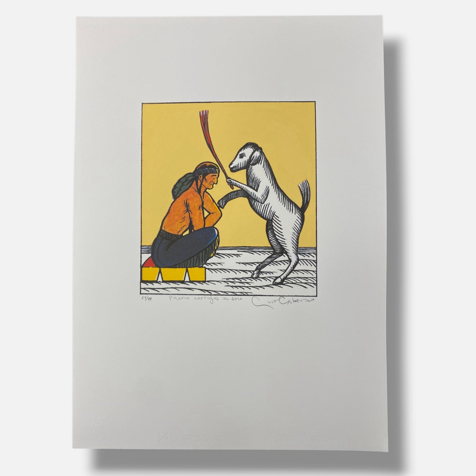 Luis Cabrera ''El mundo al revés'' 2005, Fine Wall Art Print 5-Piece Set