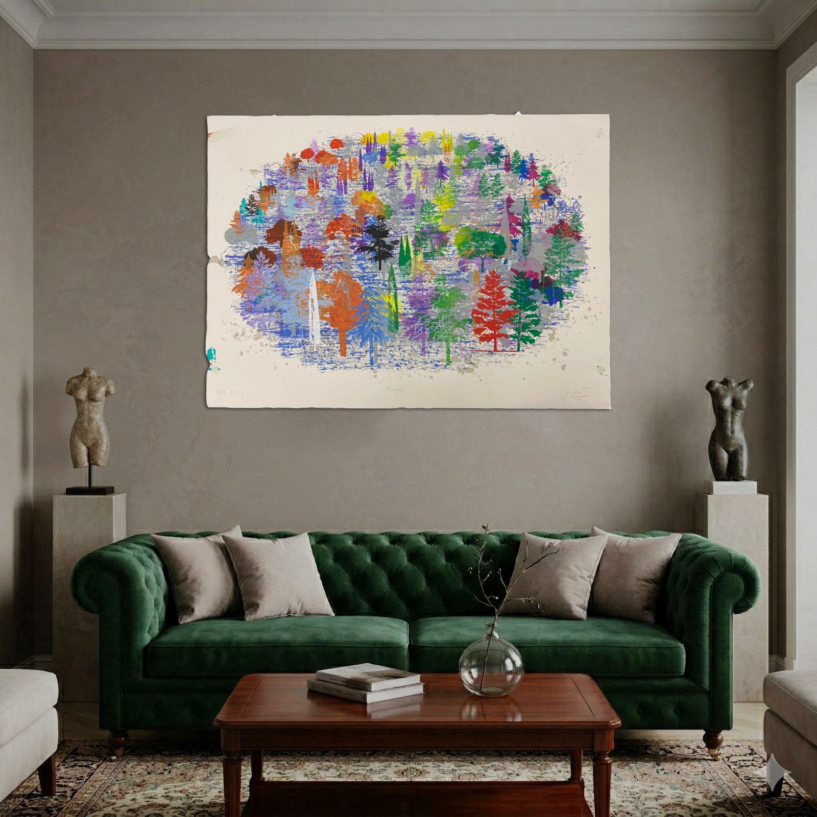 Alfonso Albacete "Bosquejo" 2006, Large Fine Art Print | 140 x 100 cm