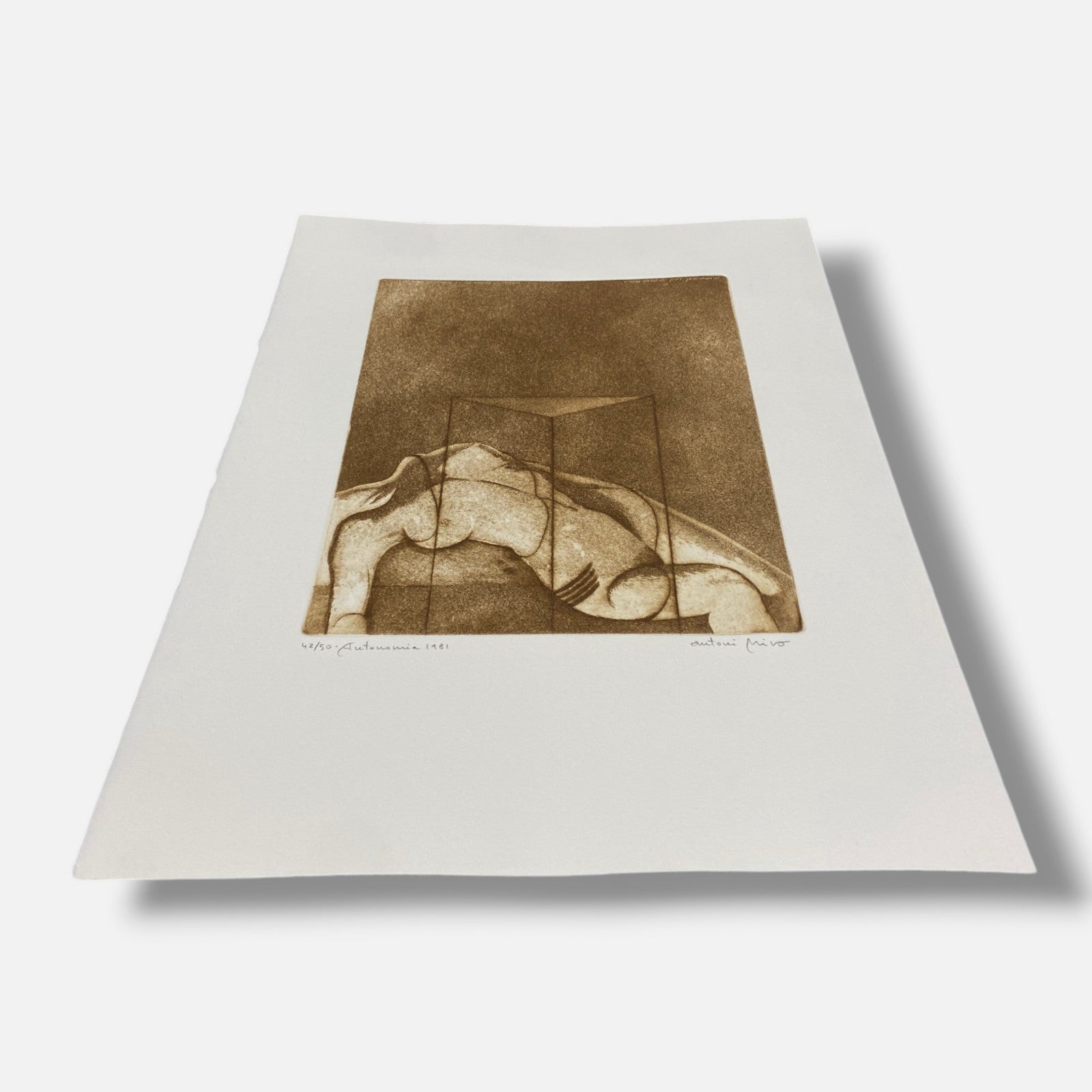 Antoni Miró Bravo "Autonomia" Fine Wall Art | 15 x 21"