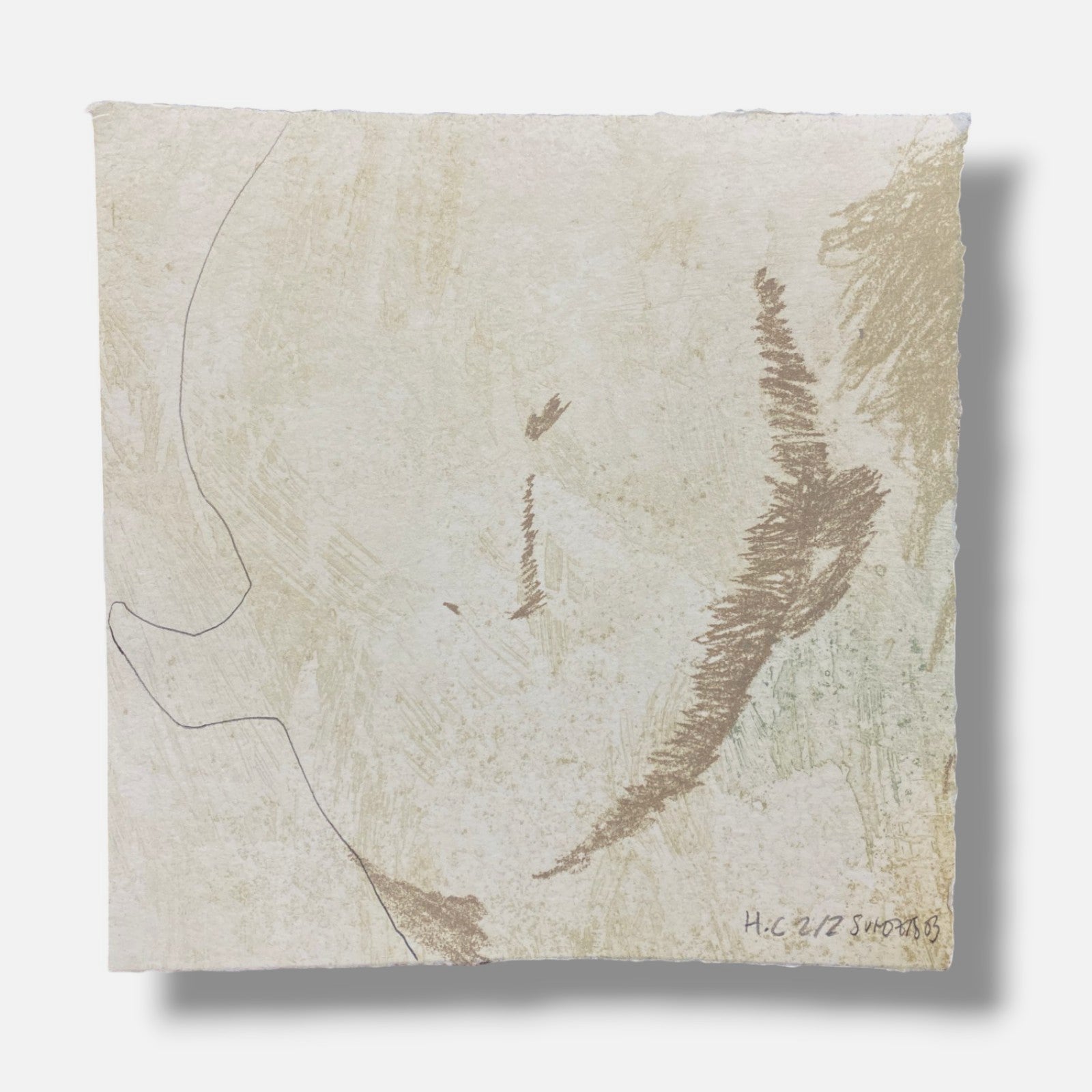 Borja Sumozas "Luz Nómada III" 2003 H.C., Small Fine Wall Art | 14 x 14 cm