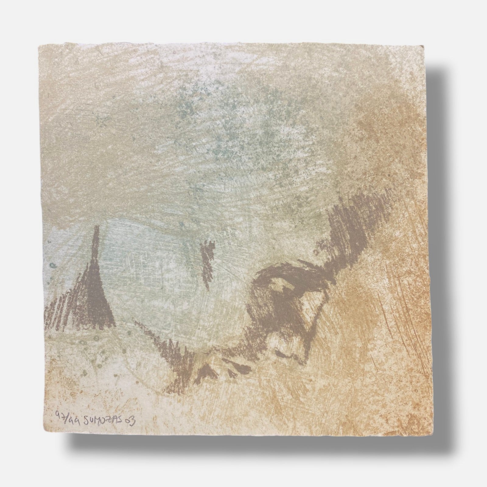 Borja Sumozas "Luz Nómada IV" 2003, Small Fine Wall Art | 14 x 14 cm