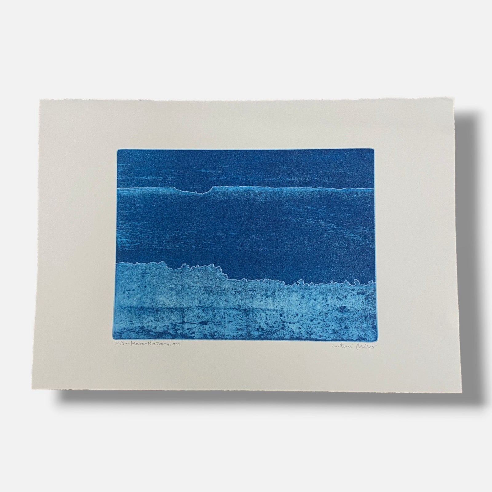 Antoni Miró Bravo "Mare Nostre IV" Fine Wall Art | 15 x 21"