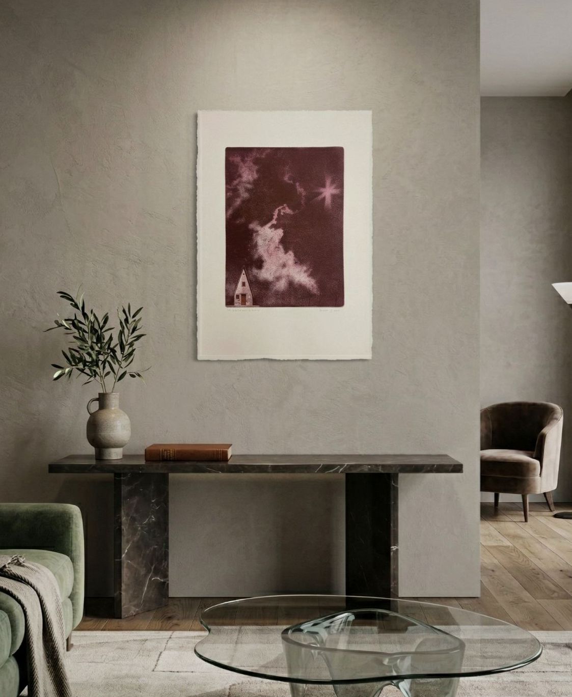 Antoni Miró Bravo "Som Una Nació" Fine Wall Art | 14.5 x 21.5"