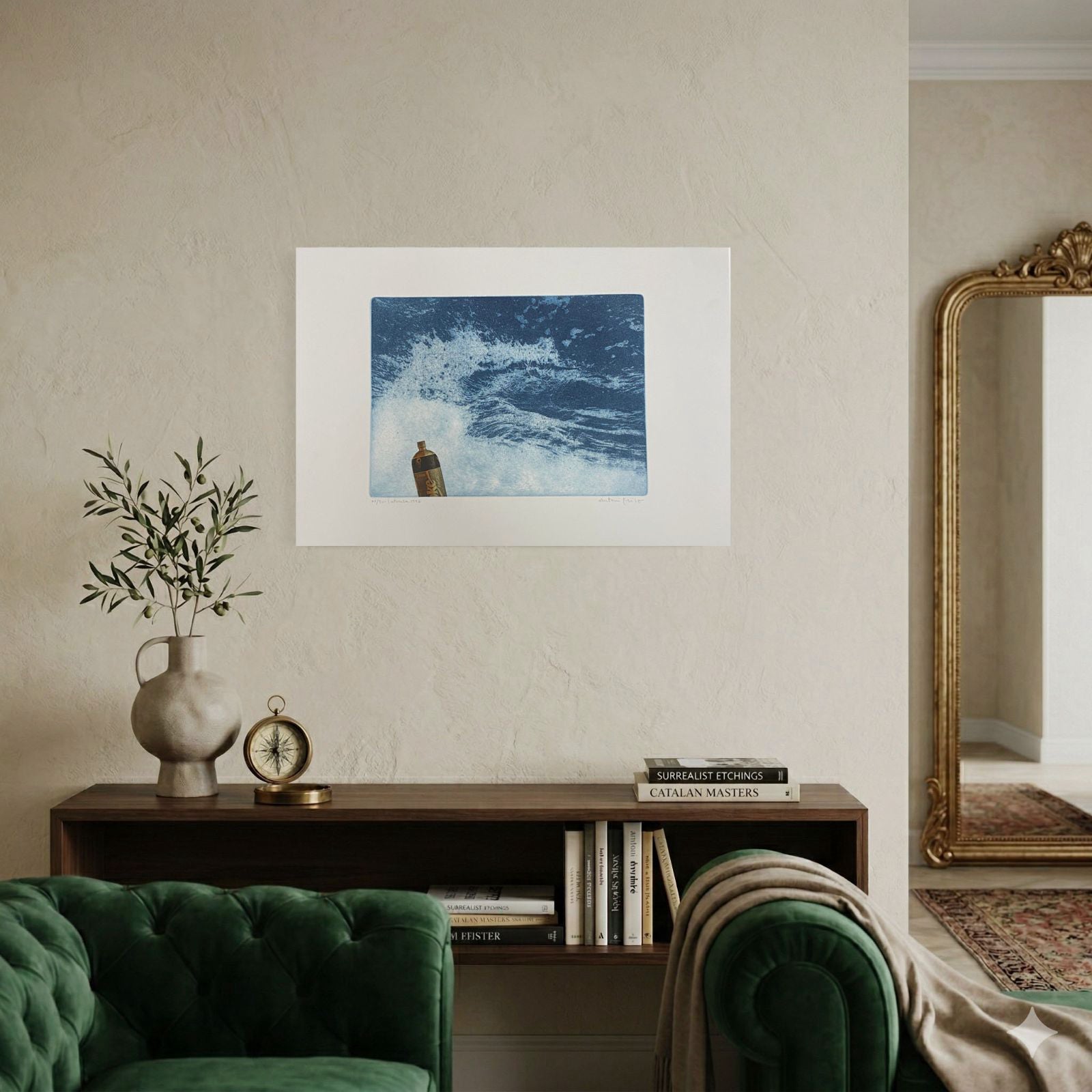 Antoni Miró Bravo "Intrusa" Fine Wall Art | 15 x 21"