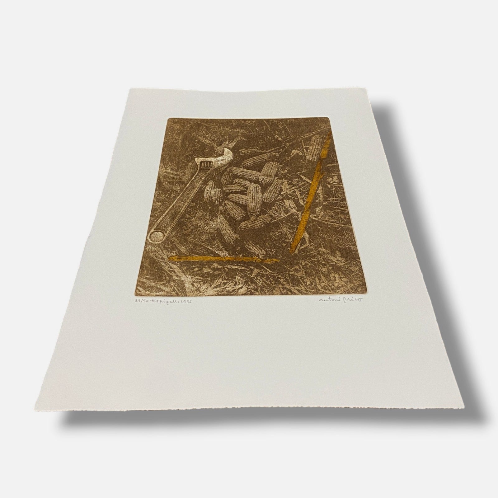 Antoni Miró Bravo "Espigalls" Fine Wall Art | 15 x 21"