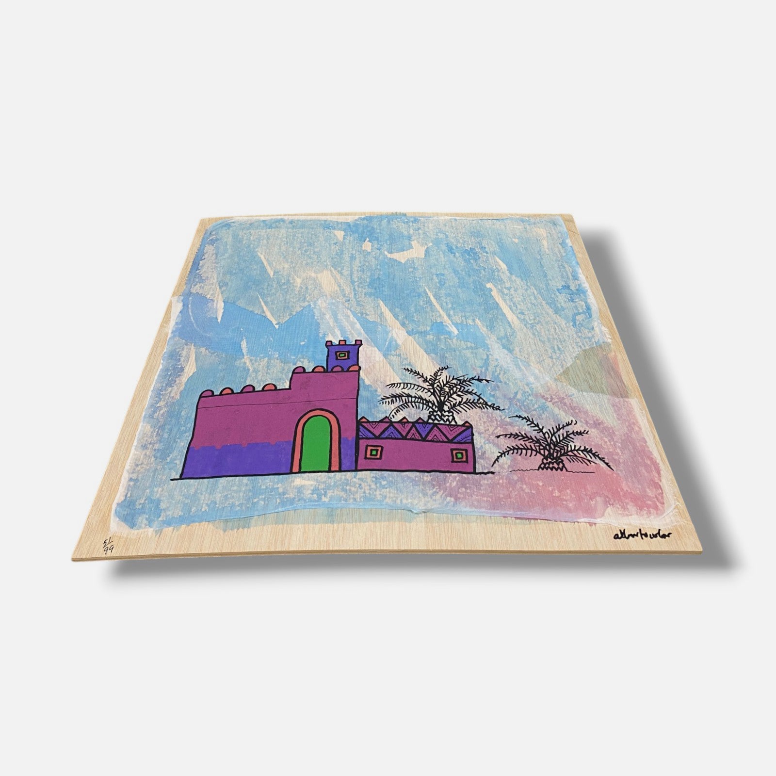 José Alberto López Sánchez "Palacio De Primavera" Fine Wall Art | 20 x 20"