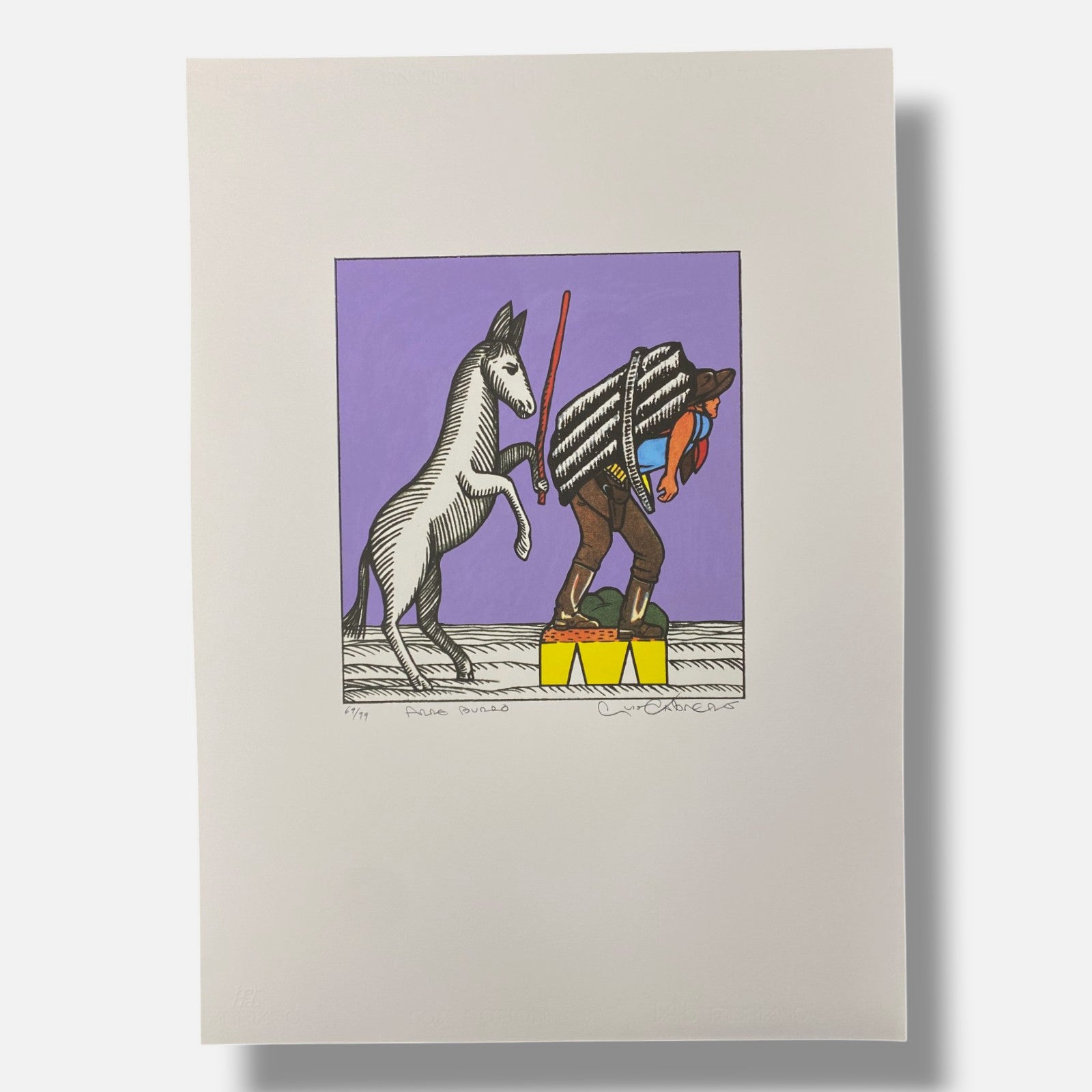 Luis Cabrera ''El mundo al revés'' 2005, Fine Wall Art Print 5-Piece Set