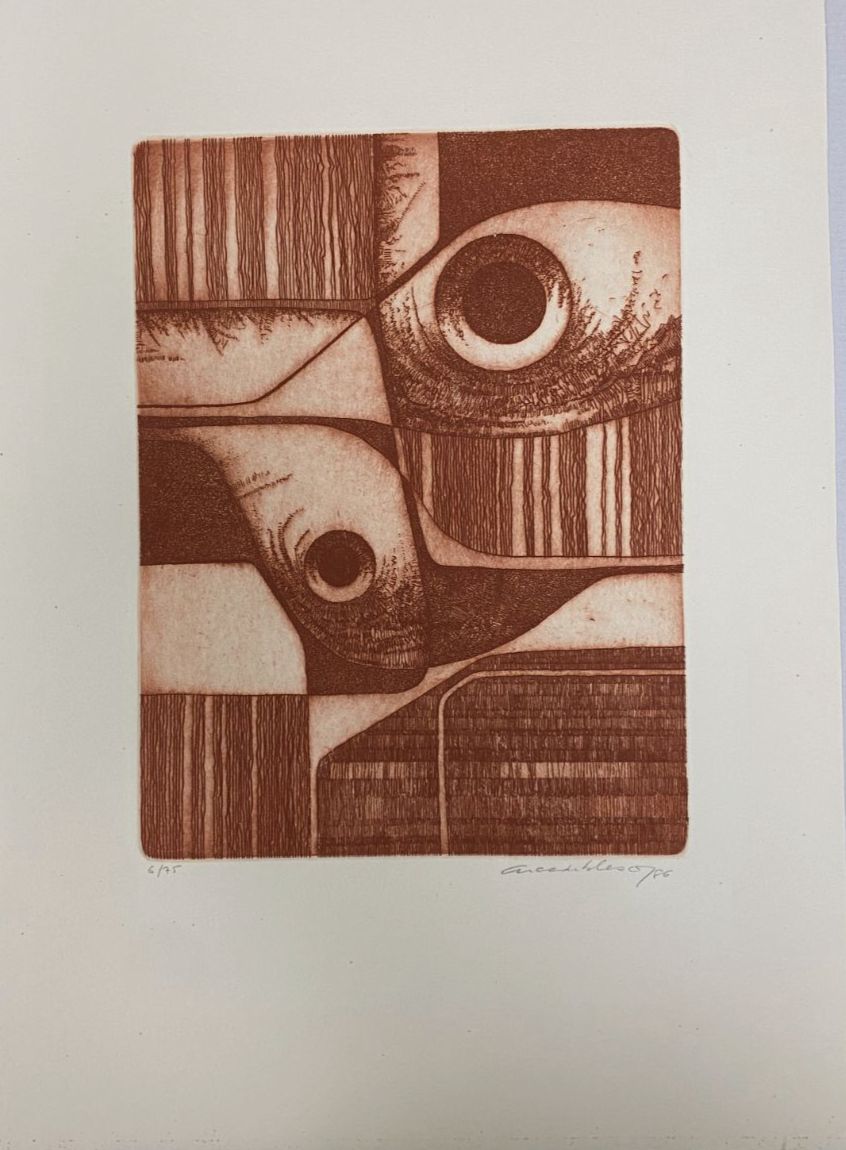 Antoni Miro Bravo "A Pablo Serrano" Fine Wall Art 4-Piece Set