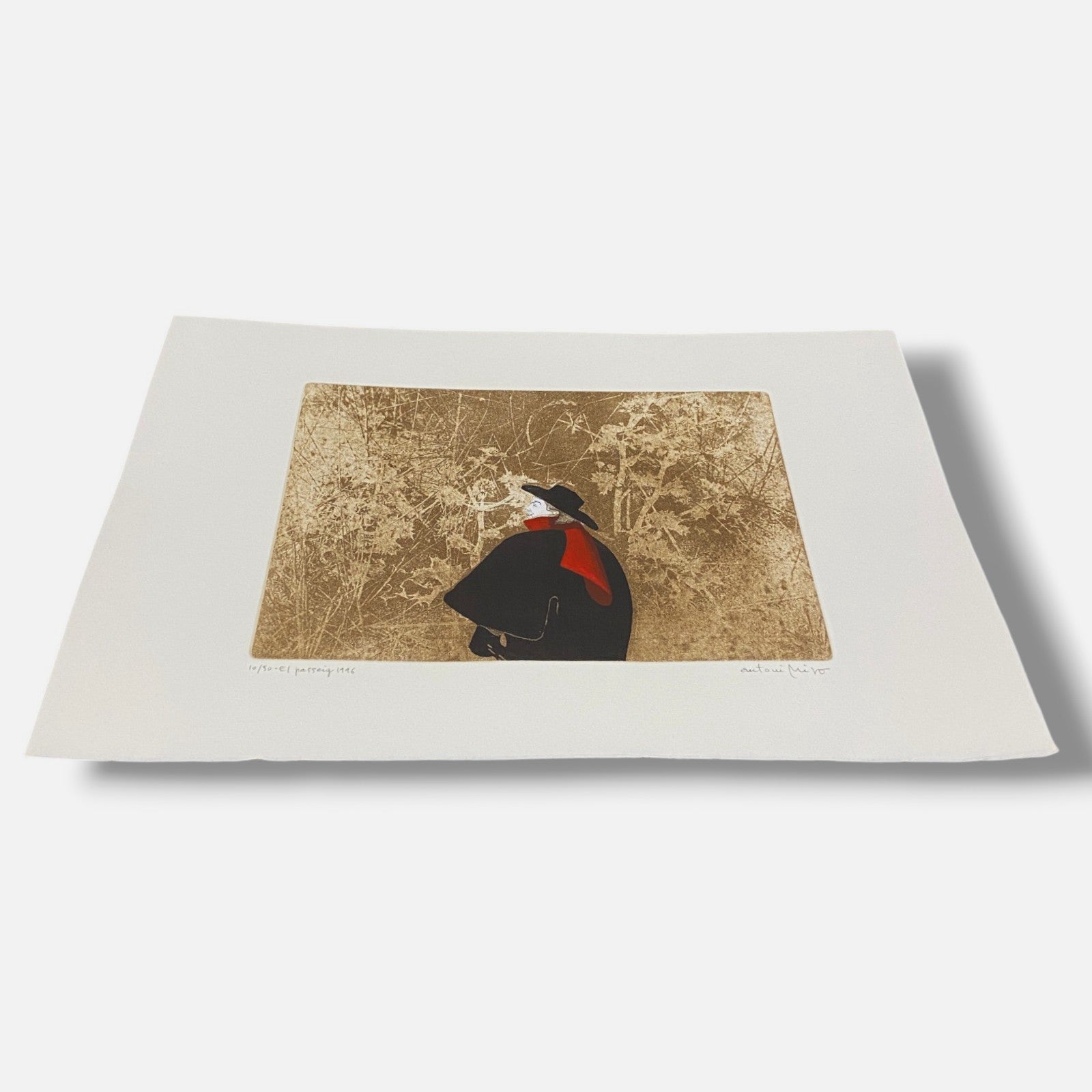 Antoni Miró Bravo "El Passeig" Fine Wall Art | 15 x 21"