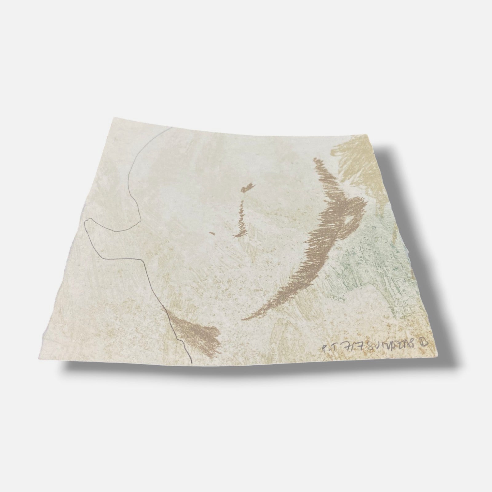 Borja Sumozas "Luz Nómada III" 2003 P.T., Small Fine Wall Art | 14 x 14 cm