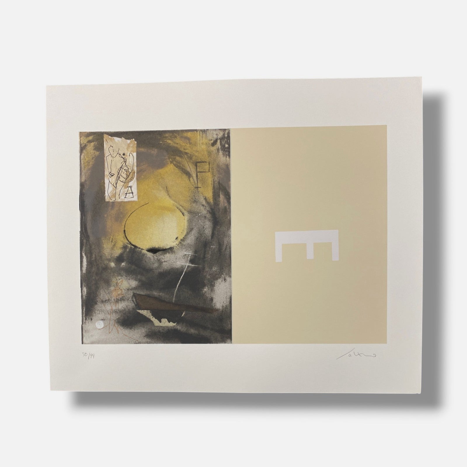 Giorgio Cattani ''Fogil Nel Tempo'' 2004, Fine Wall Art Print 5-Piece Set