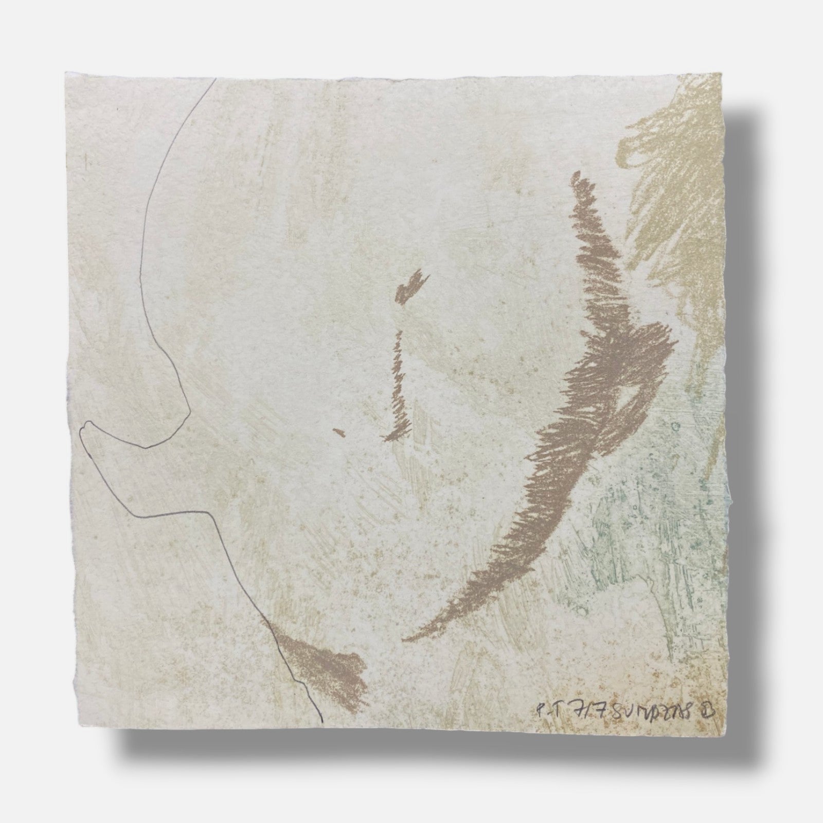 Borja Sumozas "Luz Nómada III" 2003 P.T., Small Fine Wall Art | 14 x 14 cm