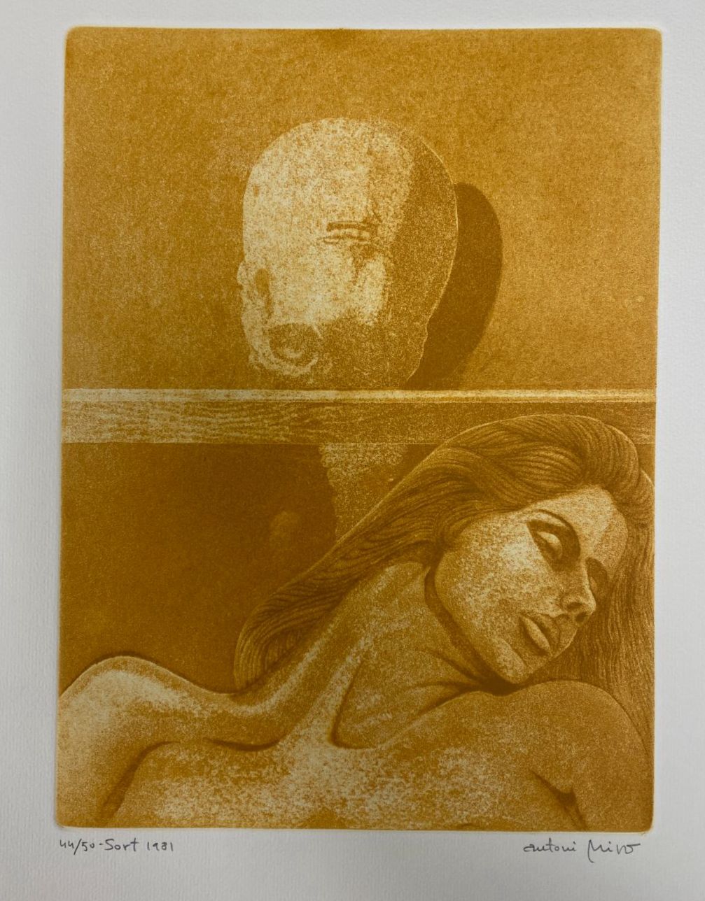 Antoni Miró Bravo "Sort 1981" Fine Wall Art | 15 x 21"