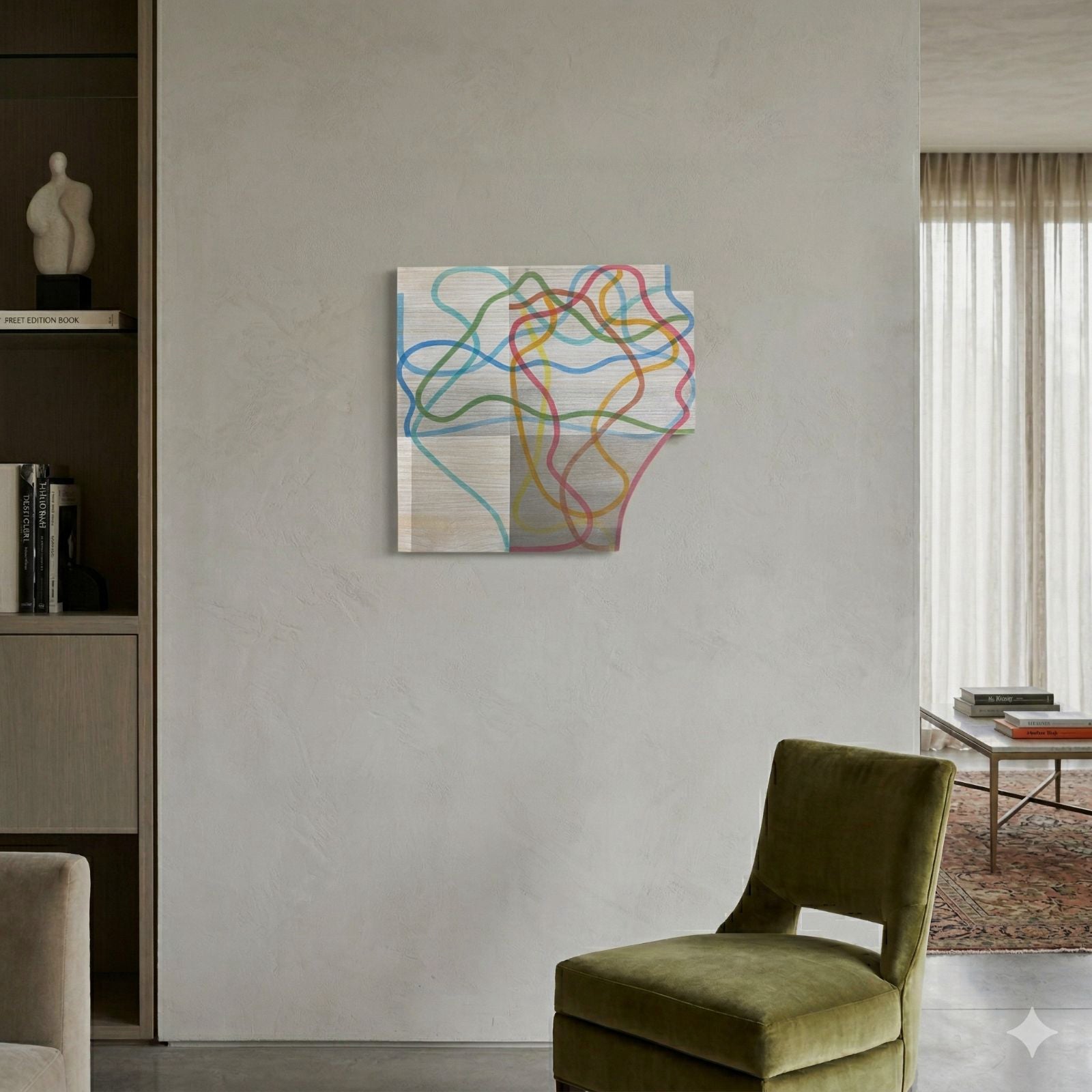 Alejandro Corujeira "¿Qué Contienen Tus Ojos?" Fine Wall Art | 20 x 20"