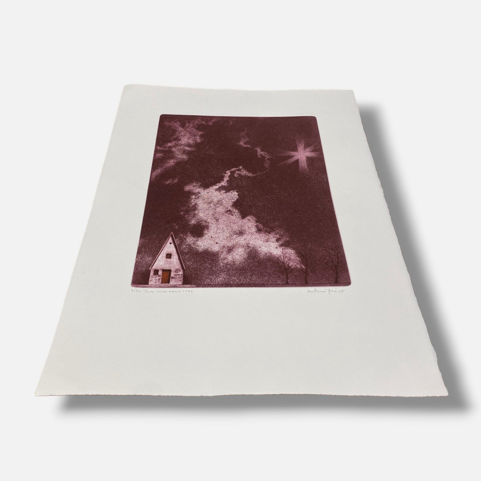 Antoni Miró Bravo "Som Una Nació" Fine Wall Art | 14.5 x 21.5"