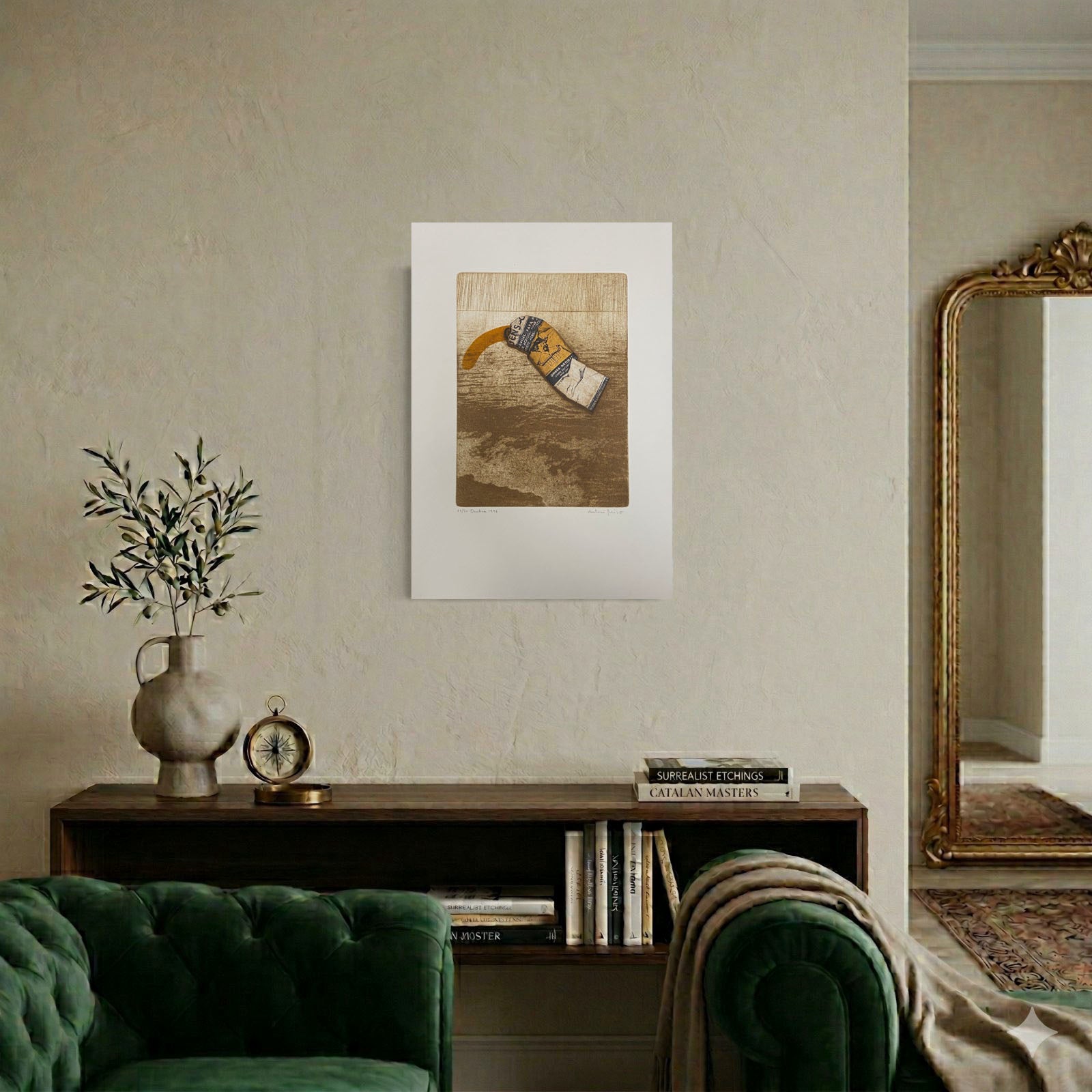 Antoni Miró Bravo "Ombra" Fine Wall Art | 15 x 21"