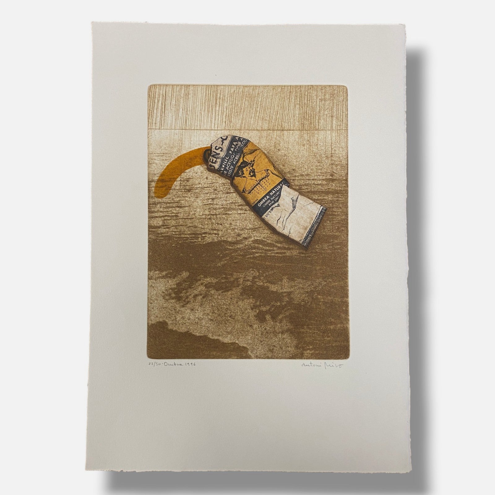 Antoni Miró Bravo "Ombra" Fine Wall Art | 15 x 21"