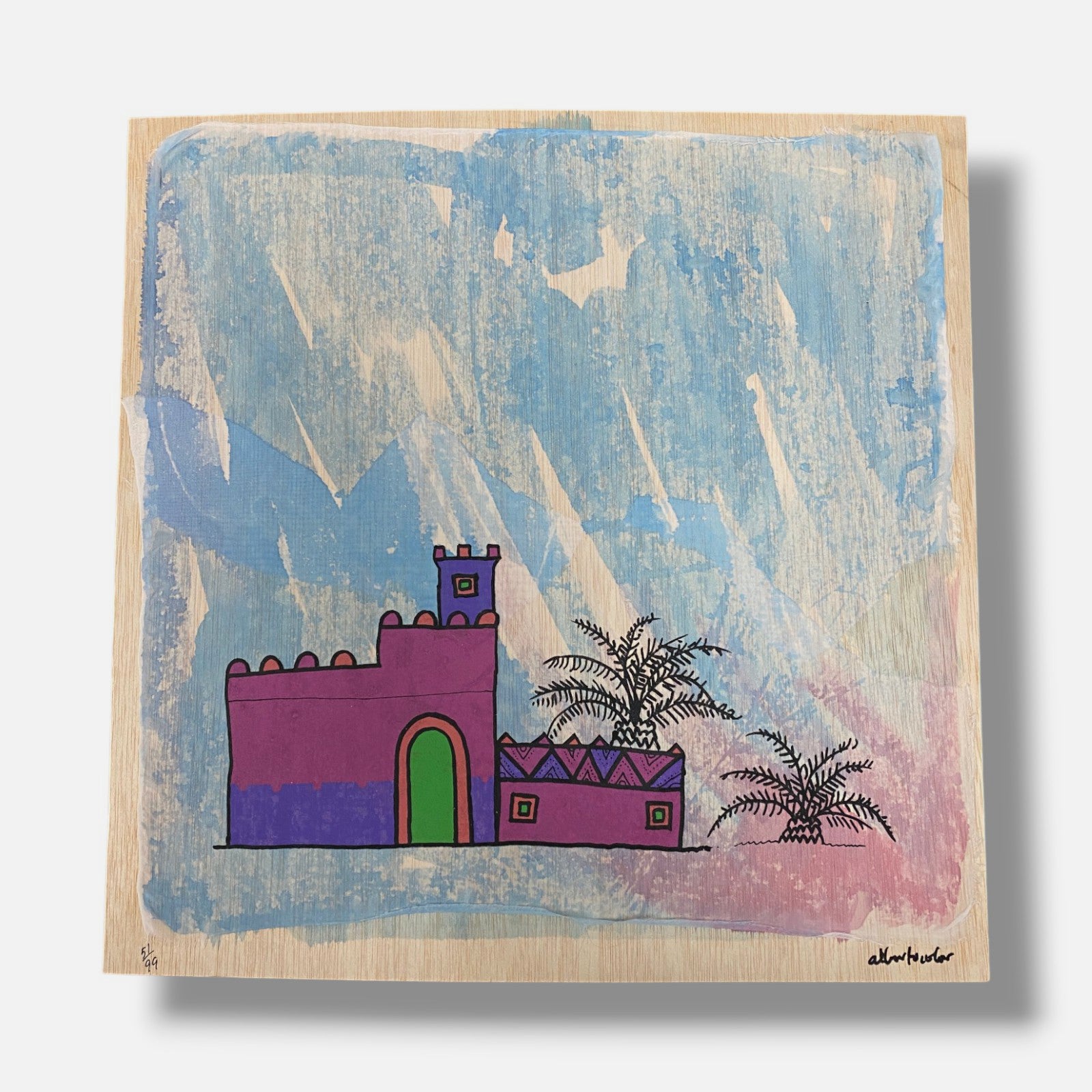 José Alberto López Sánchez "Palacio De Primavera" Fine Wall Art | 20 x 20"