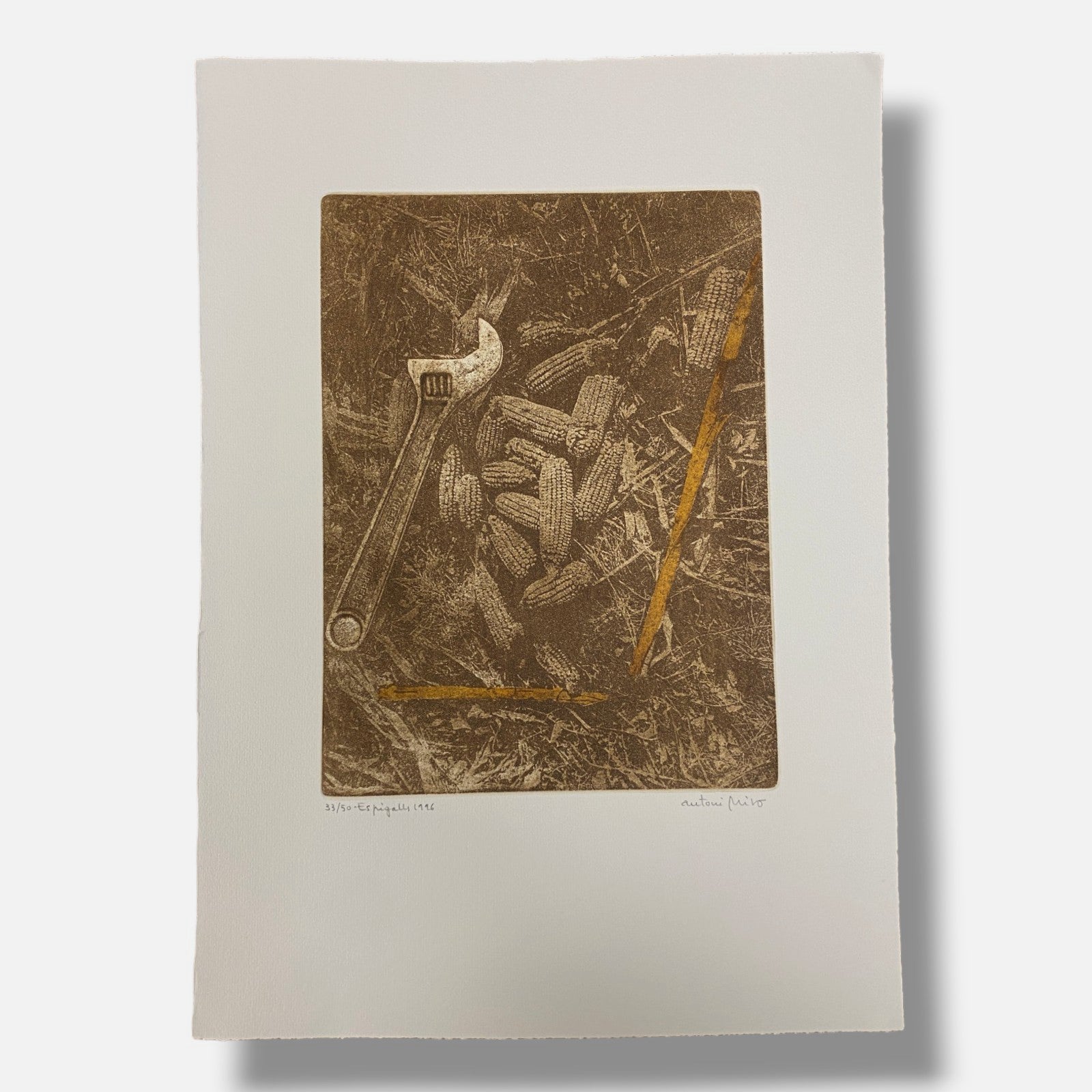 Antoni Miró Bravo "Espigalls" Fine Wall Art | 15 x 21"