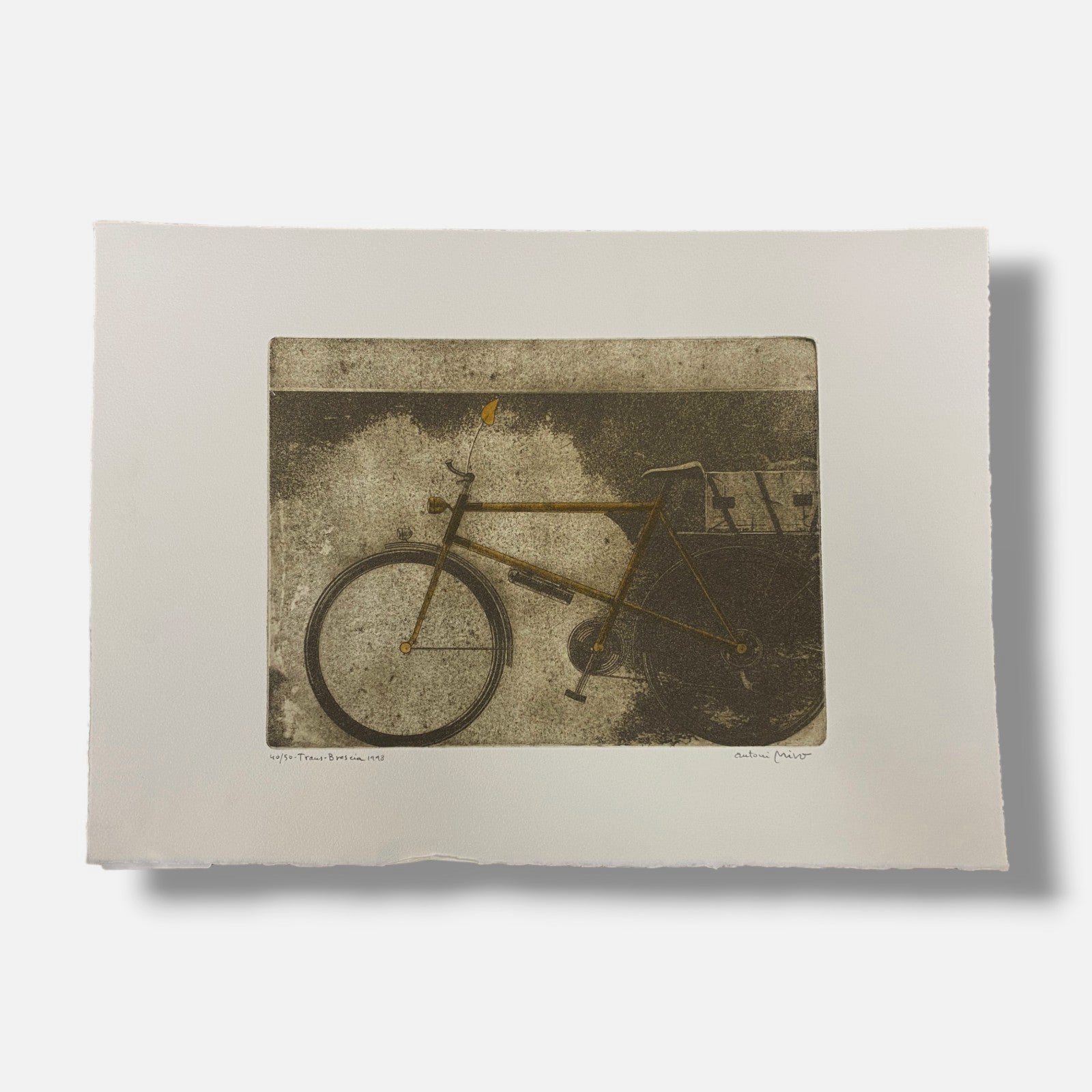 Antoni Miró Bravo "Trans - Brescia" Fine Wall Art | 15 x 21"