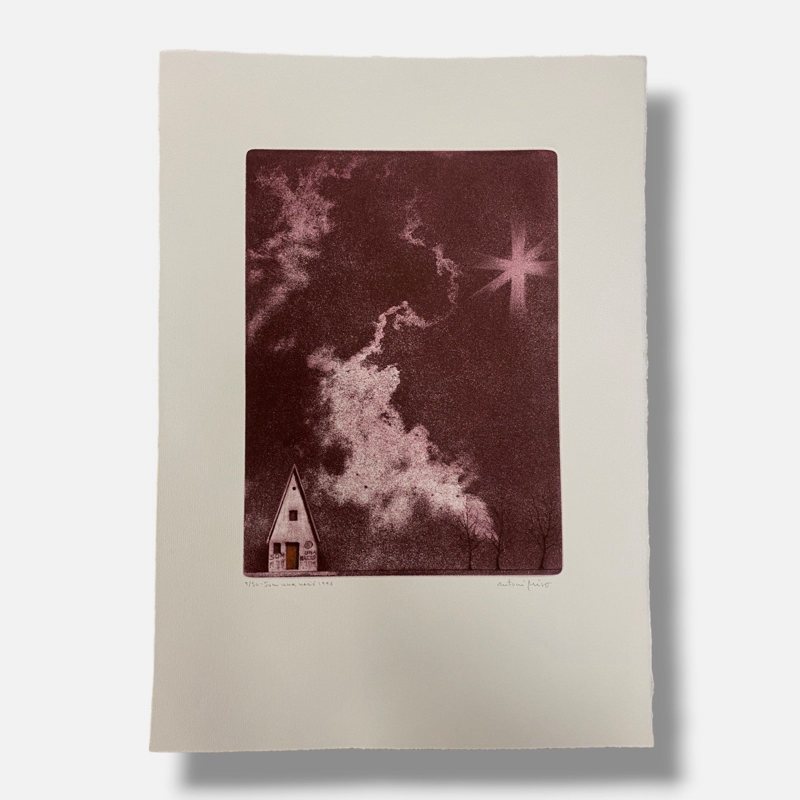 Antoni Miró Bravo "Som Una Nació" Fine Wall Art | 14.5 x 21.5"