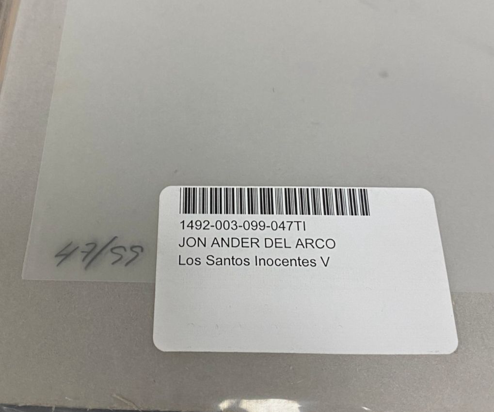 Jon Ander Del Arco "Los Santos Inocentes V" Wall Art | 19.5 x 27.5"