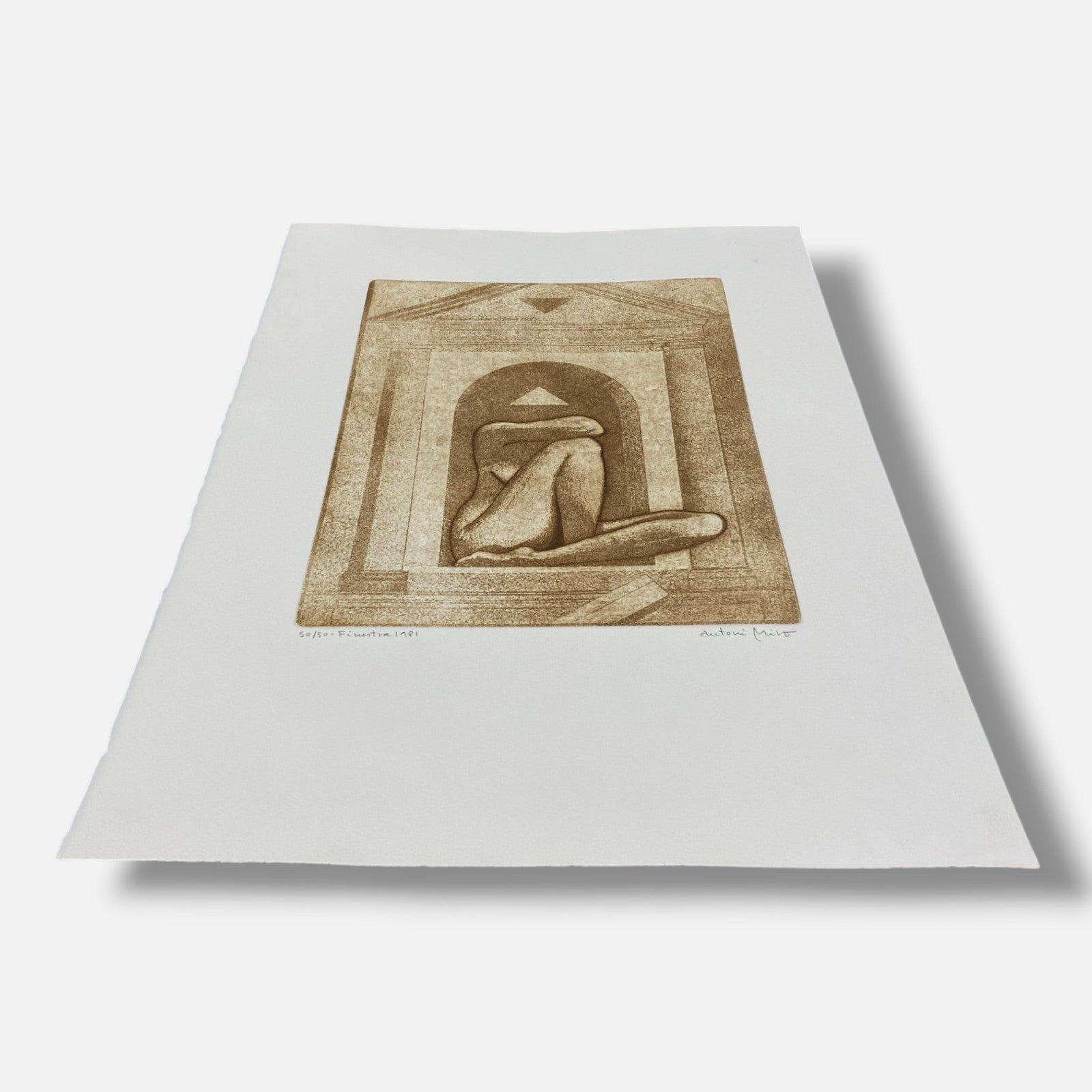 Antoni Miró Bravo "Finestra" Fine Wall Art | 15 x 21"