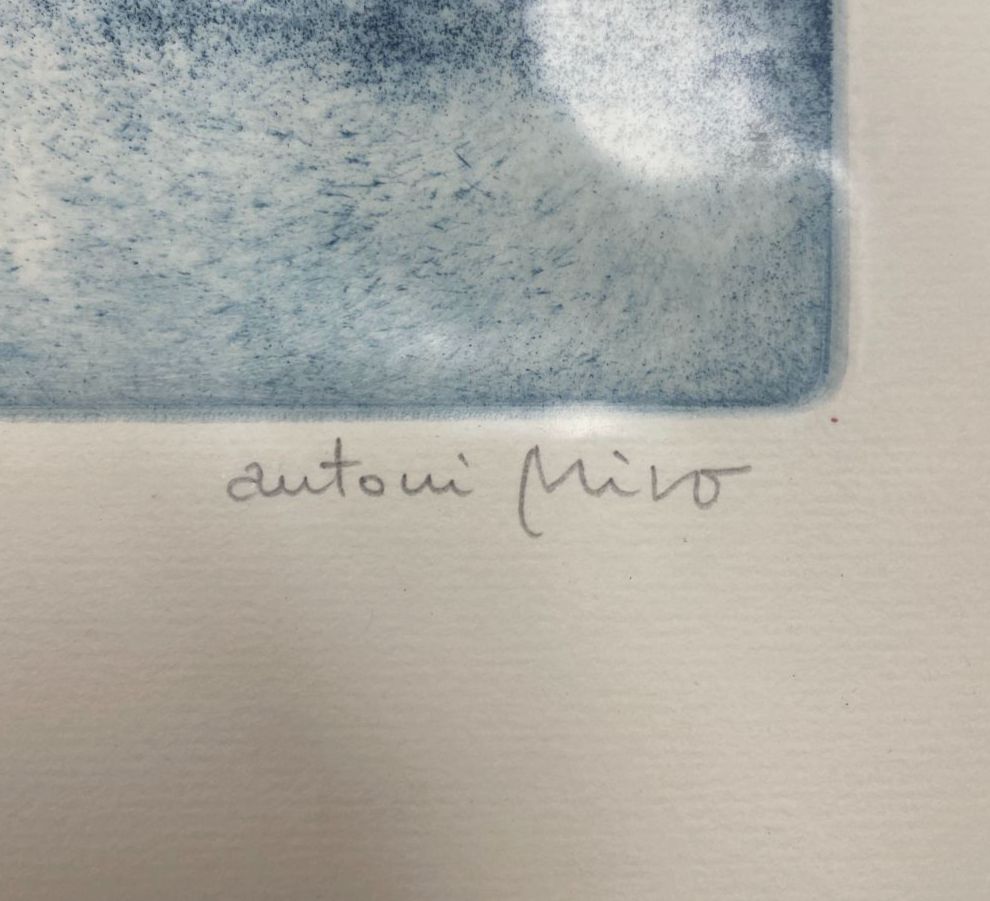 Antoni Miró Bravo "Intrusa" Fine Wall Art | 15 x 21"